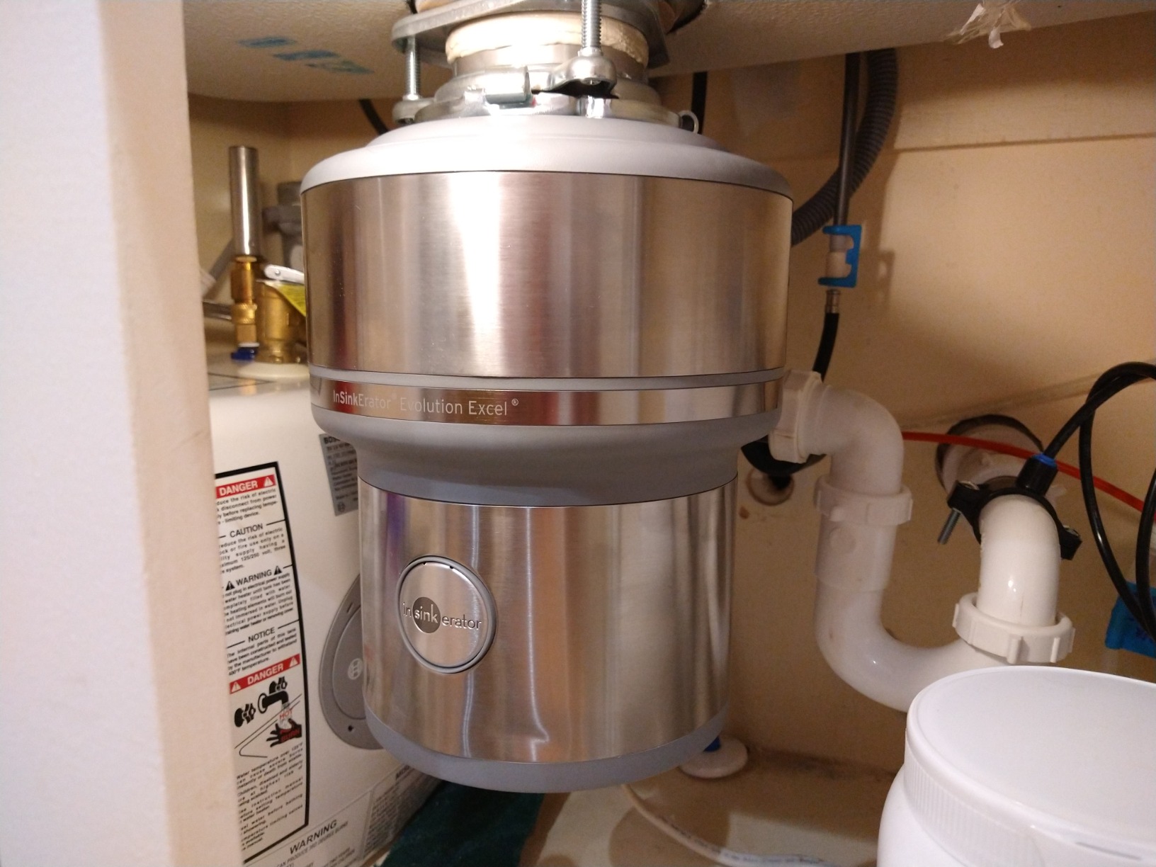 InSinkErator Evolution Excel, Quiet Series, 1.0 HP Continuous Feed Garbage Disposal, Stainless customer photo 2