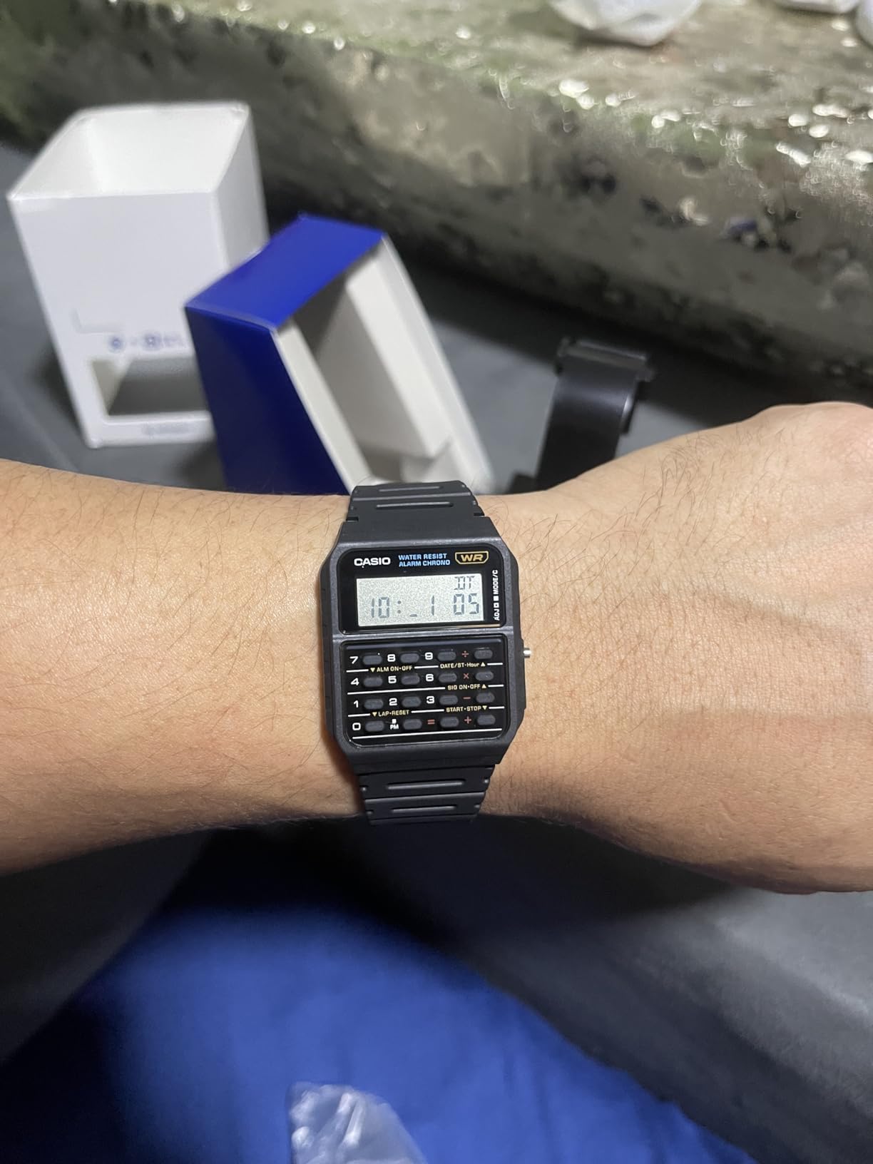 Casio CA53W Vintage Series Data Bank Digital Watch - 1/100 SEC Stopwatch, 8 Digit Calculator, Dual Time, Water Resistant customer photo 1
