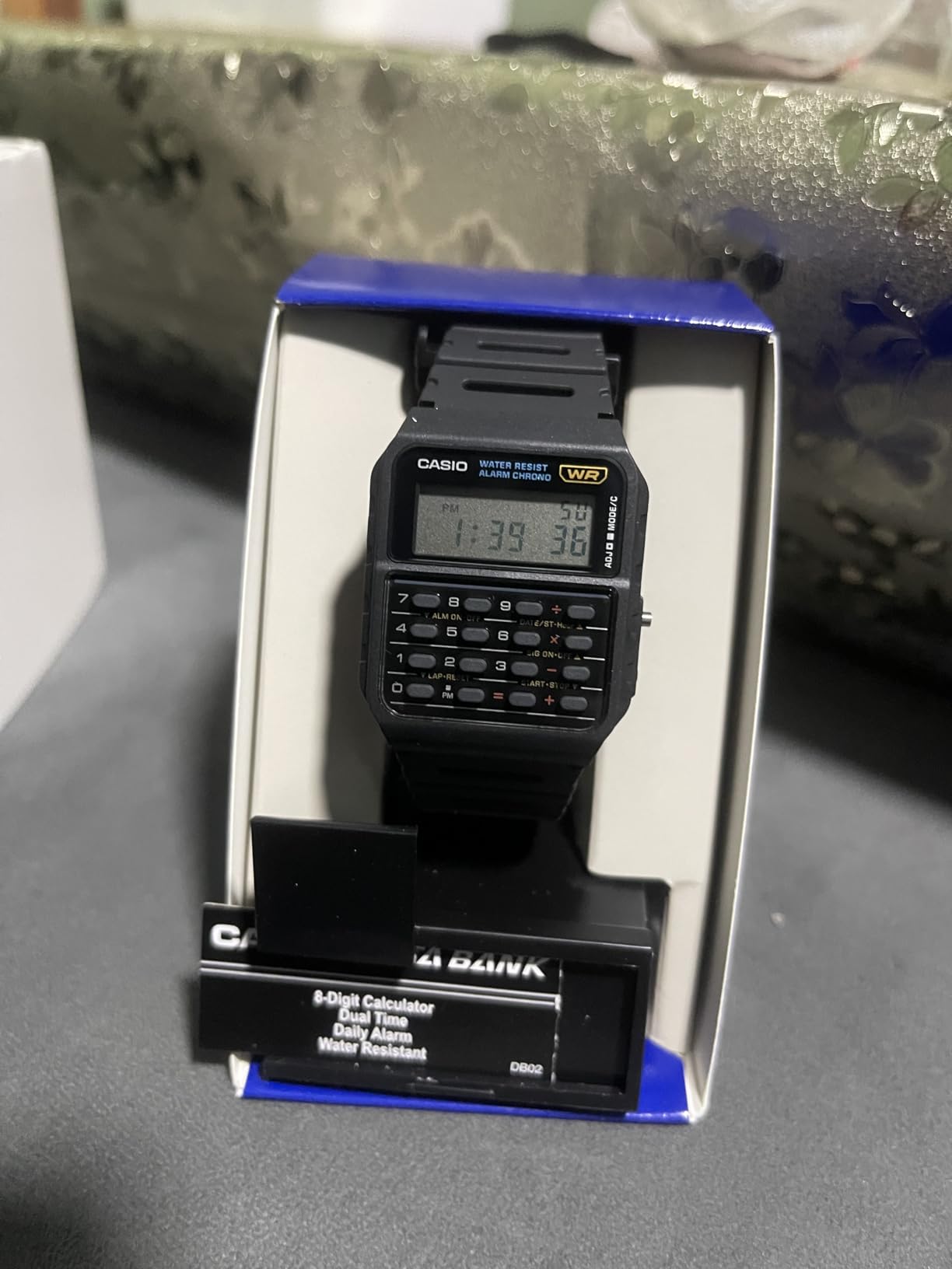 Casio CA53W Vintage Series Data Bank Digital Watch - 1/100 SEC Stopwatch, 8 Digit Calculator, Dual Time, Water Resistant customer photo 2