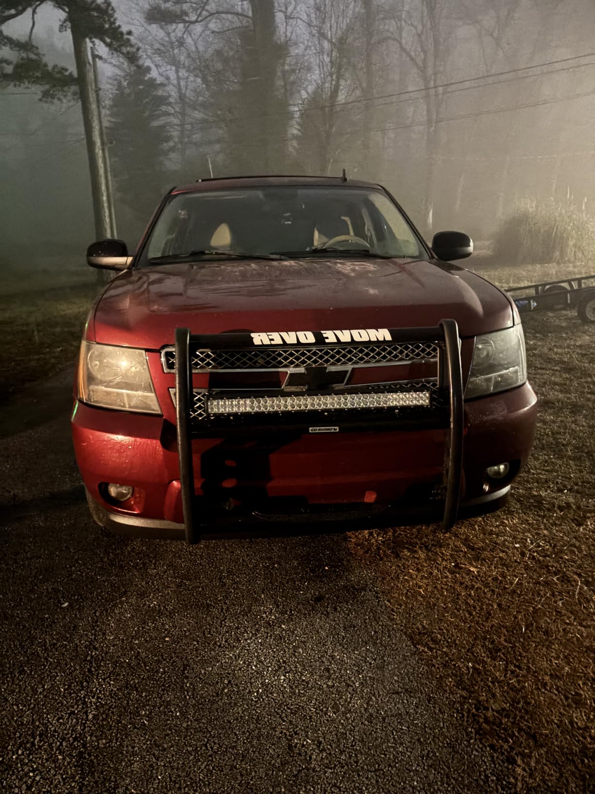 Go Rhino 3000 Series Center Grill Guard | Mild Steel, Black | 3160B | Fits 2007-2013 Chevrolet Avalanche; 2007-2014 Chevrolet Suburban 1500 (Excludes Hybrid) & Tahoe customer photo 1
