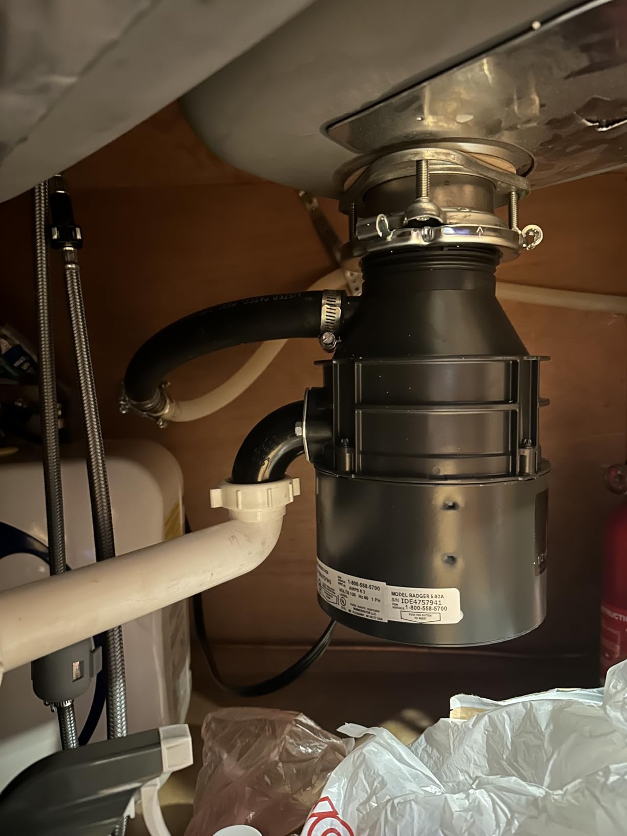 InSinkErator Badger 1 Garbage Disposal with Power Cord, Badger Series 1/3 HP Continuous Feed Food Waste Disposer customer photo 1