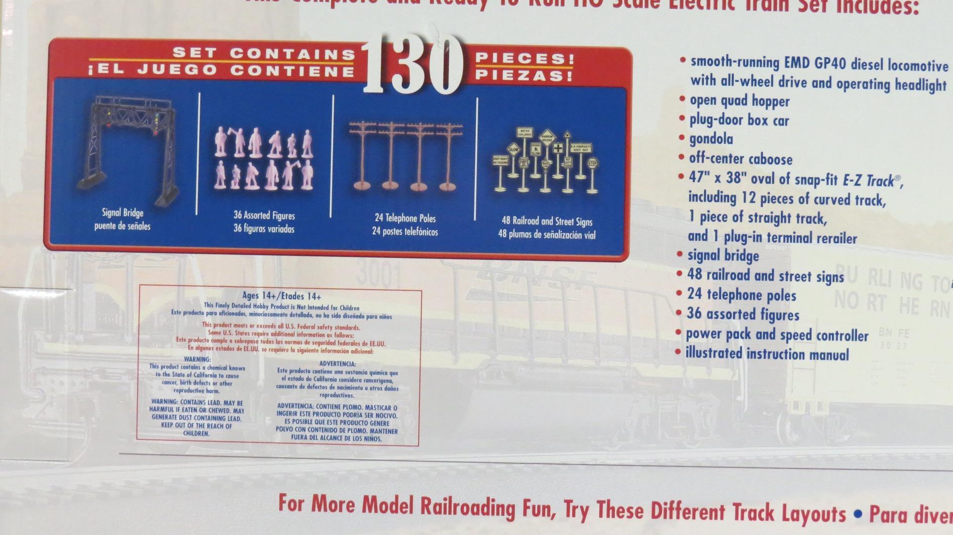 Bachmann Trains - Rail Chief Ready To Run 130 Piece Electric Train Set - HO Scale customer photo 2