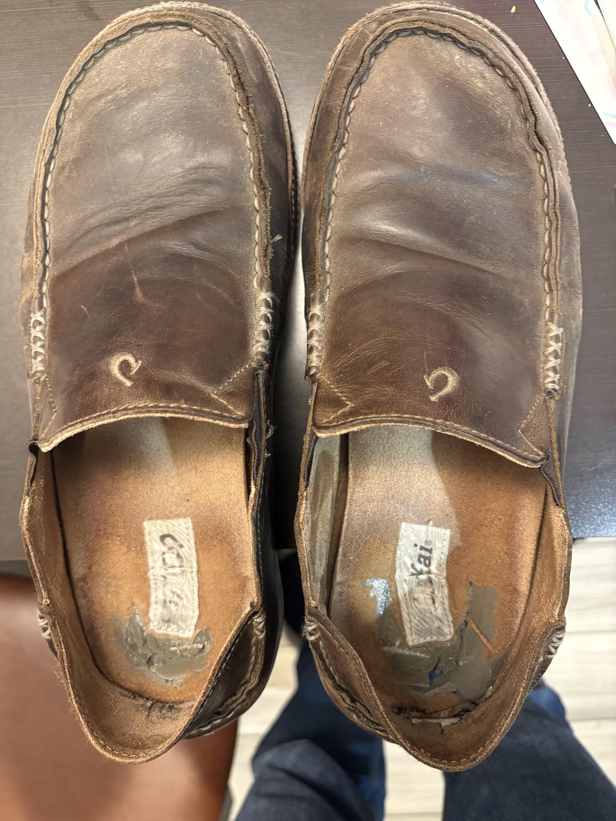 OluKai Moloa Men's Premium Leather Shoes, Easy Slip On & Off Design | Casual & Versatile Loafer, Drop-in Heel & Enhanced Traction customer photo 2