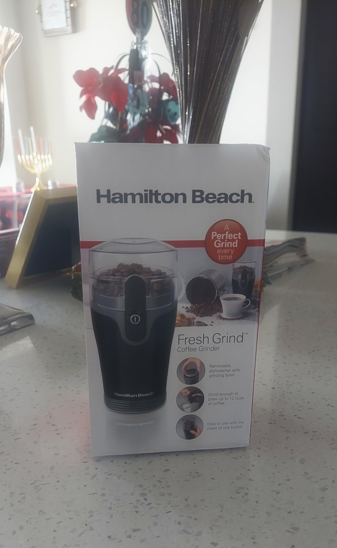 Hamilton Beach Fresh Grind Electric Coffee Grinder for Beans, Spices and More, Stainless Steel Blades, Removable Chamber customer photo 1