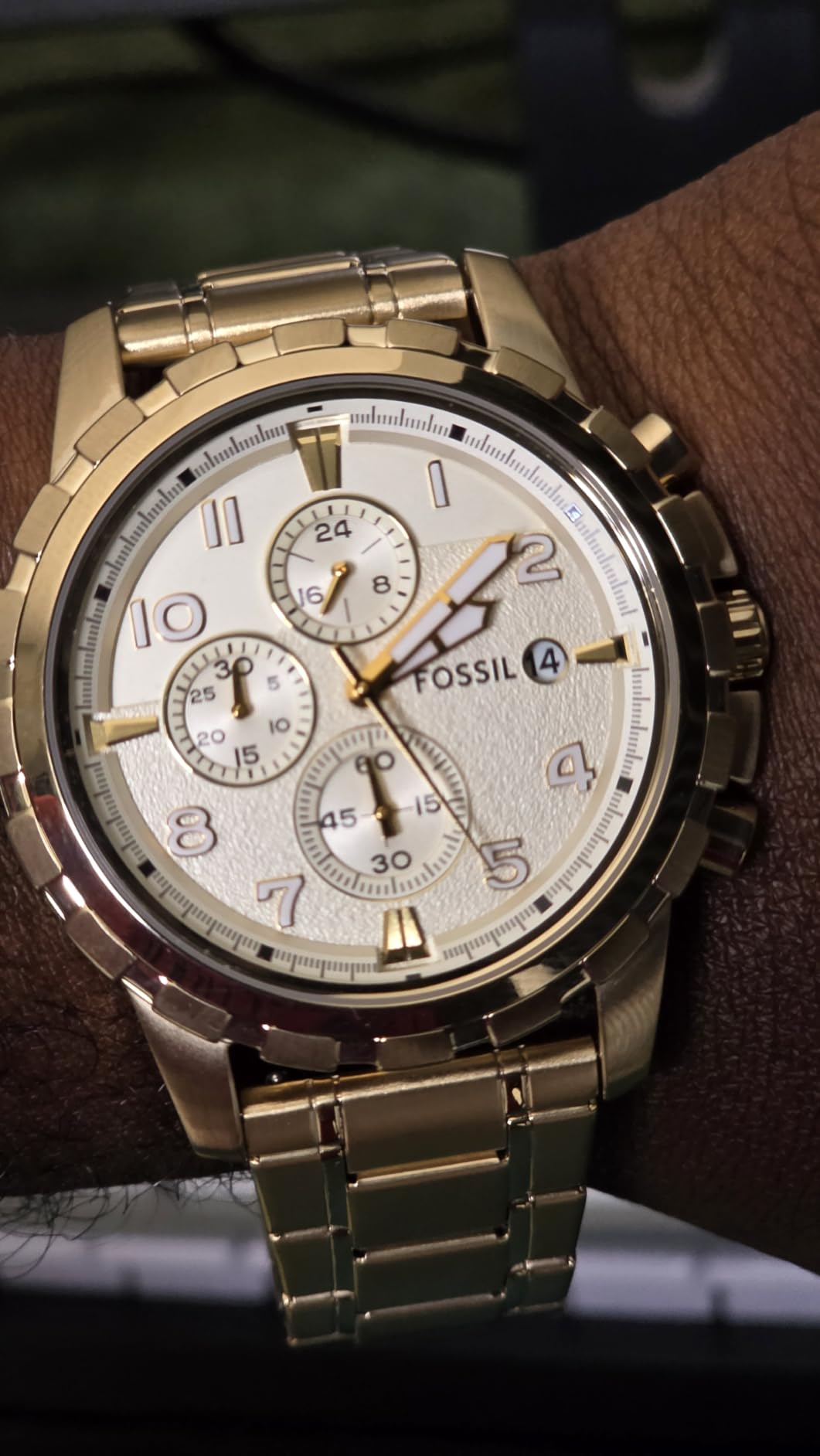 Men's Watch, Dean Quartz Stainless Steel Chronograph Watch for Men customer photo 1