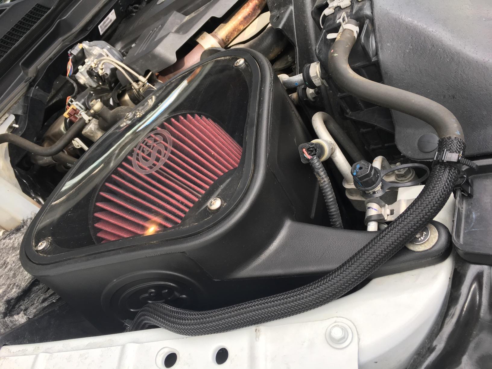 S&B Filters 75-5068 Cold Air Intake For 2013-2018 Dodge Ram Cummins 6.7L (Oiled Cleanable, 8-ply Cotton Filter) customer photo 2