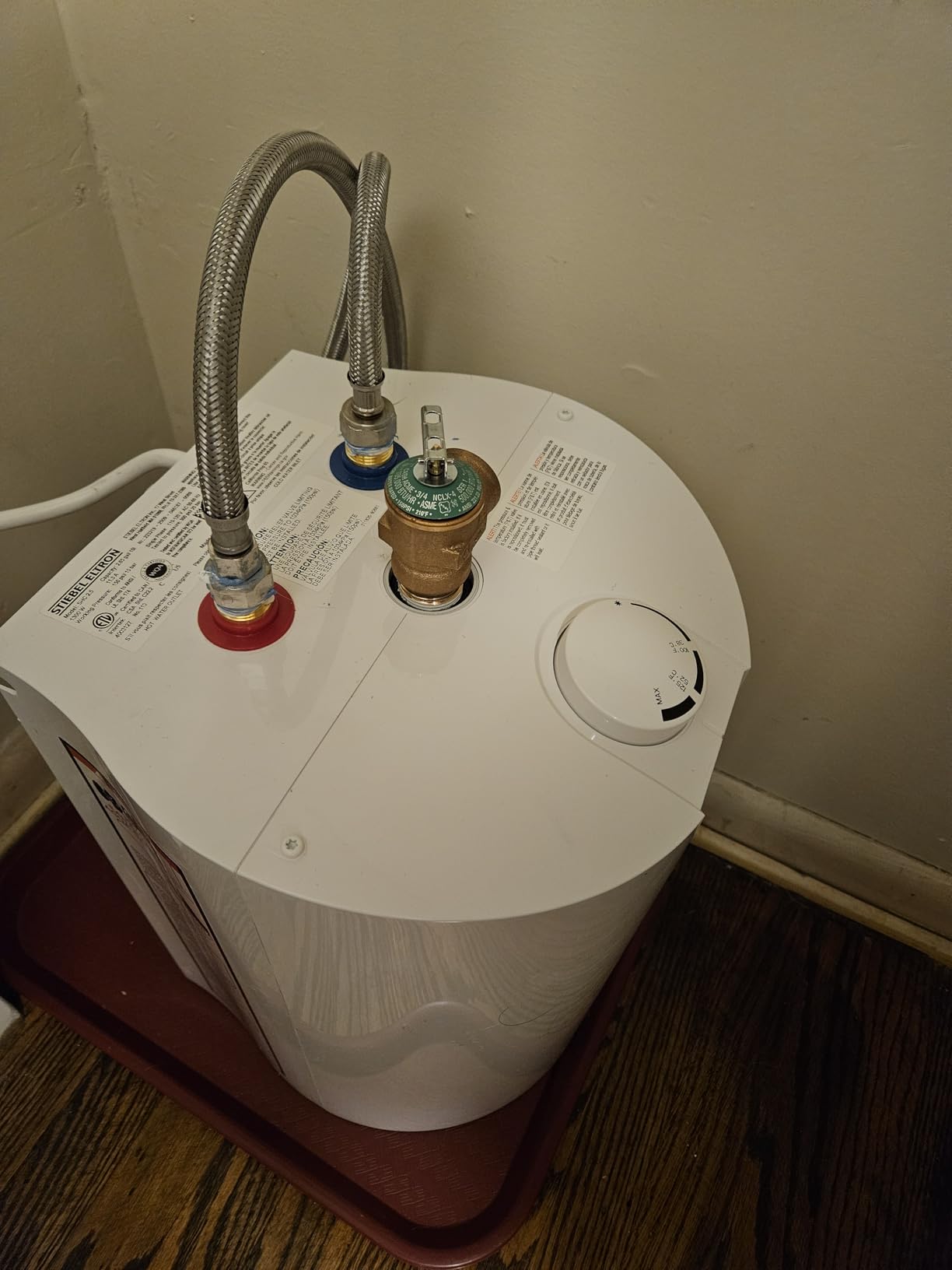 Stiebel Eltron 233219 2.5 gallon, 1300W, 120V SHC 2.5 Mini-Tank Electric Water Heater customer photo 2