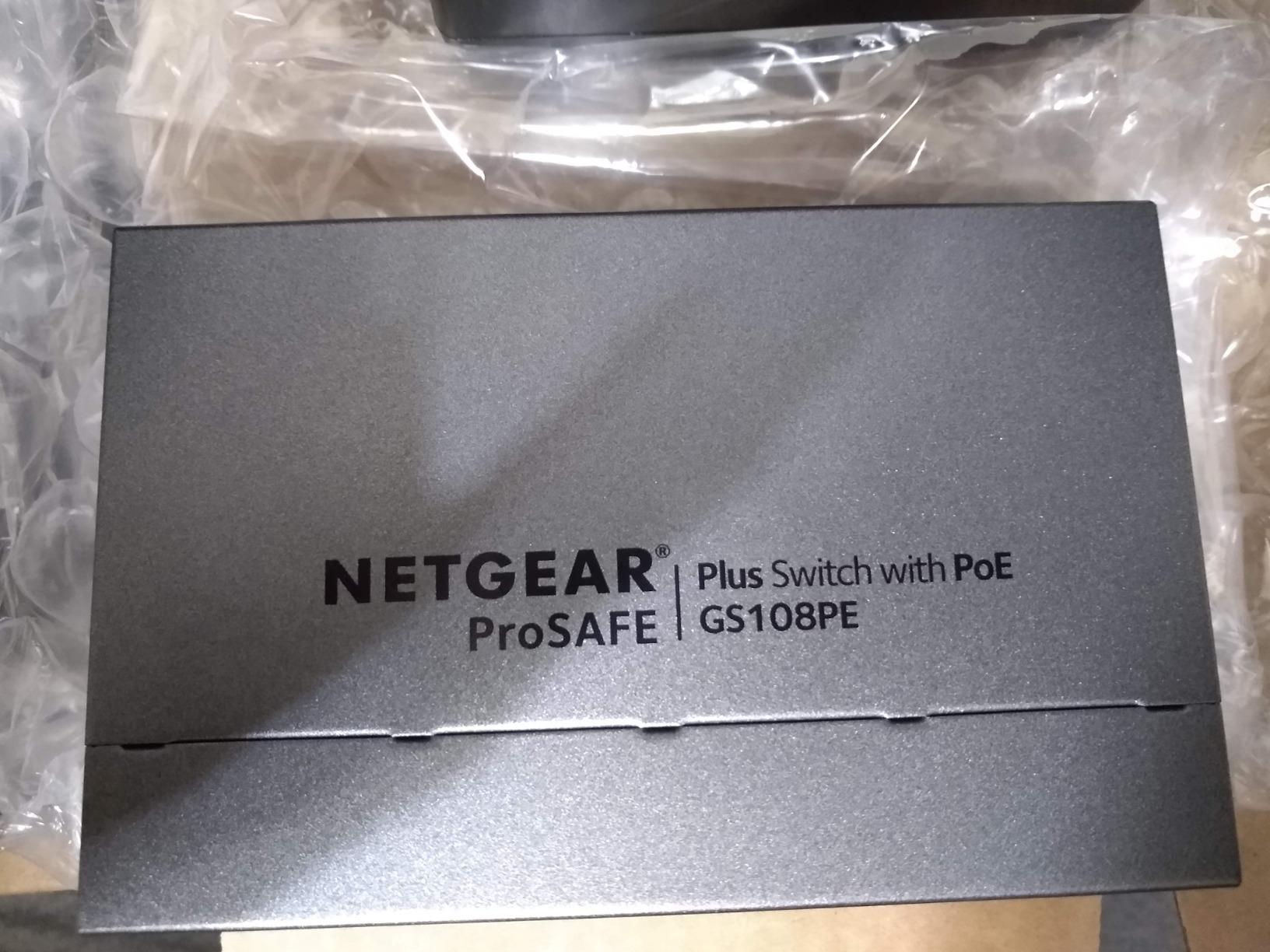 NETGEAR 8-Port PoE Gigabit Ethernet Plus Switch (GS108PEv3) - Managed, with 4 x PoE @ 53W, Desktop or Wall Mount, and Limited Lifetime Protection customer photo 1