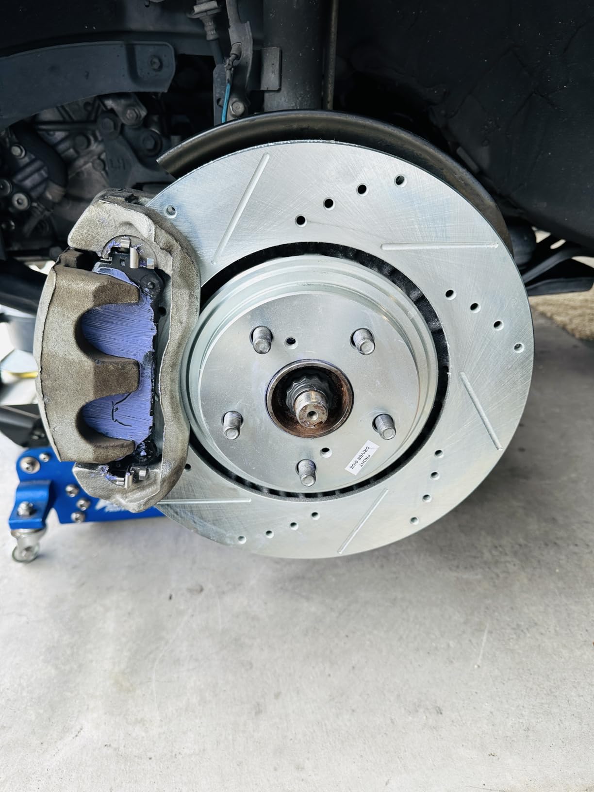 PowerStop Z23 Performance Brake Pad & Rotor Kit Front & Rear K5828 | Toyota Sienna, Toyota Highlander, Lexus RX350 Carbon Fiber Ceramic Brake Pads + Drilled & Slotted Rotors customer photo 1