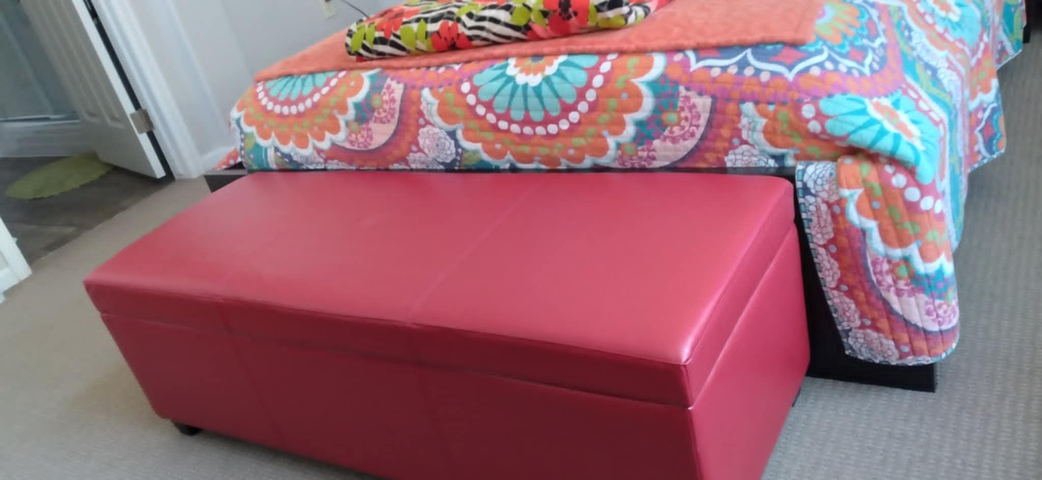 SIMPLIHOME Avalon Storage Ottoman Bench - 48
