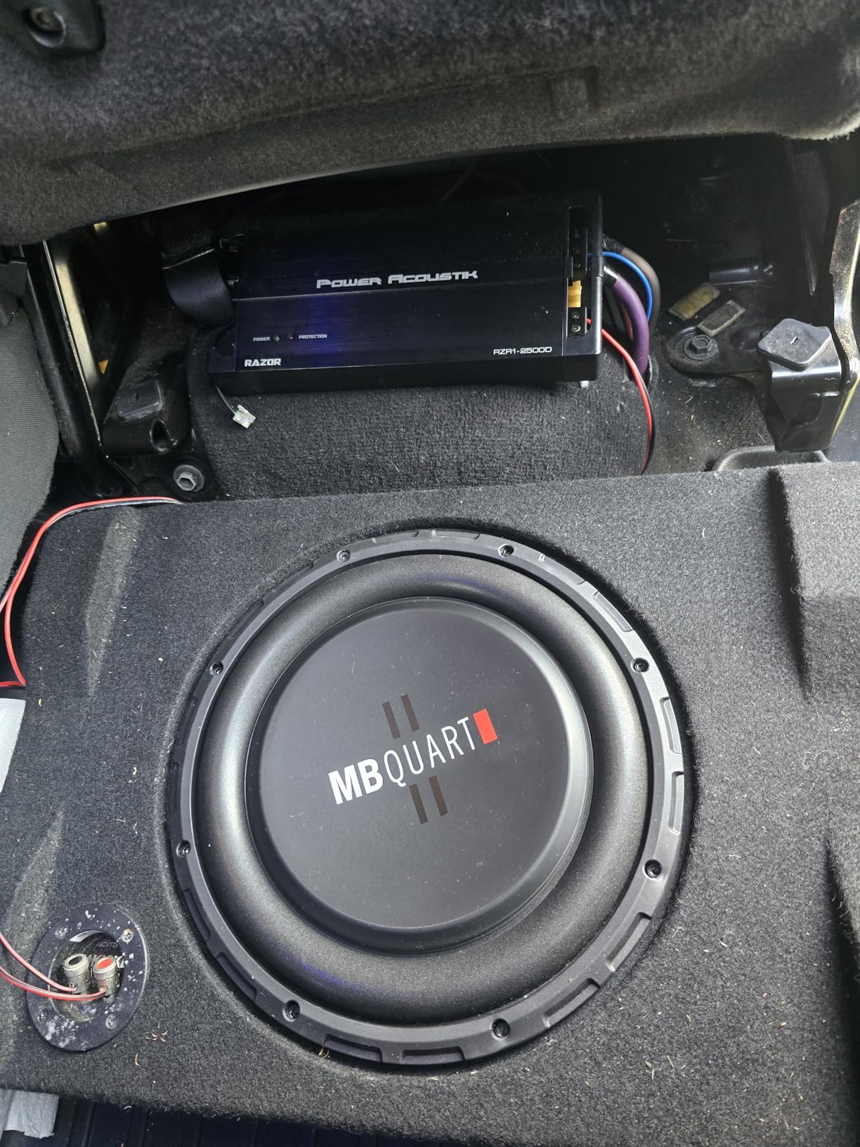 MB Quart DS Inch Shallow Space Saving Slim Subwoofer Car Speakers with Dual Voice Coil for Vehicle Sounds Audio Systems, Black customer photo 1