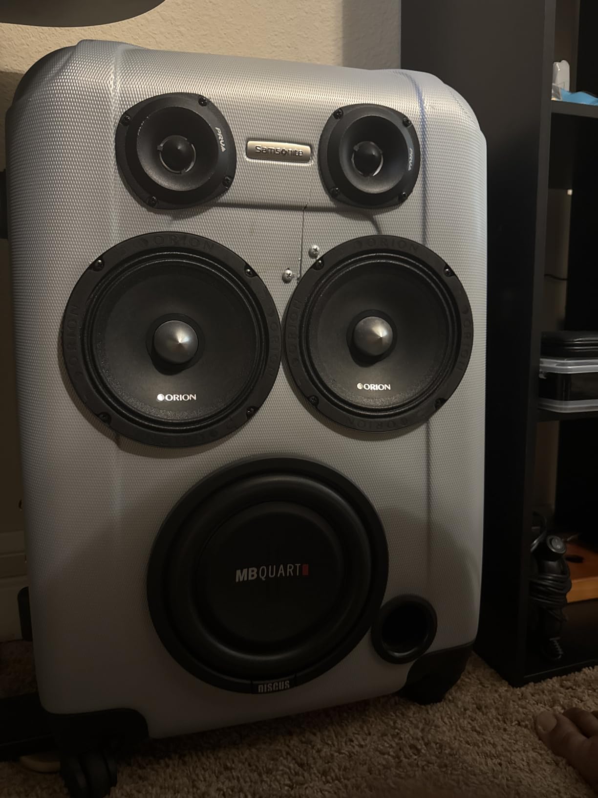 MB Quart DS1-304 Discus Shallow Mount Subwoofer (Black) - 12 Inch Subwoofer, 600 Watt customer photo 2
