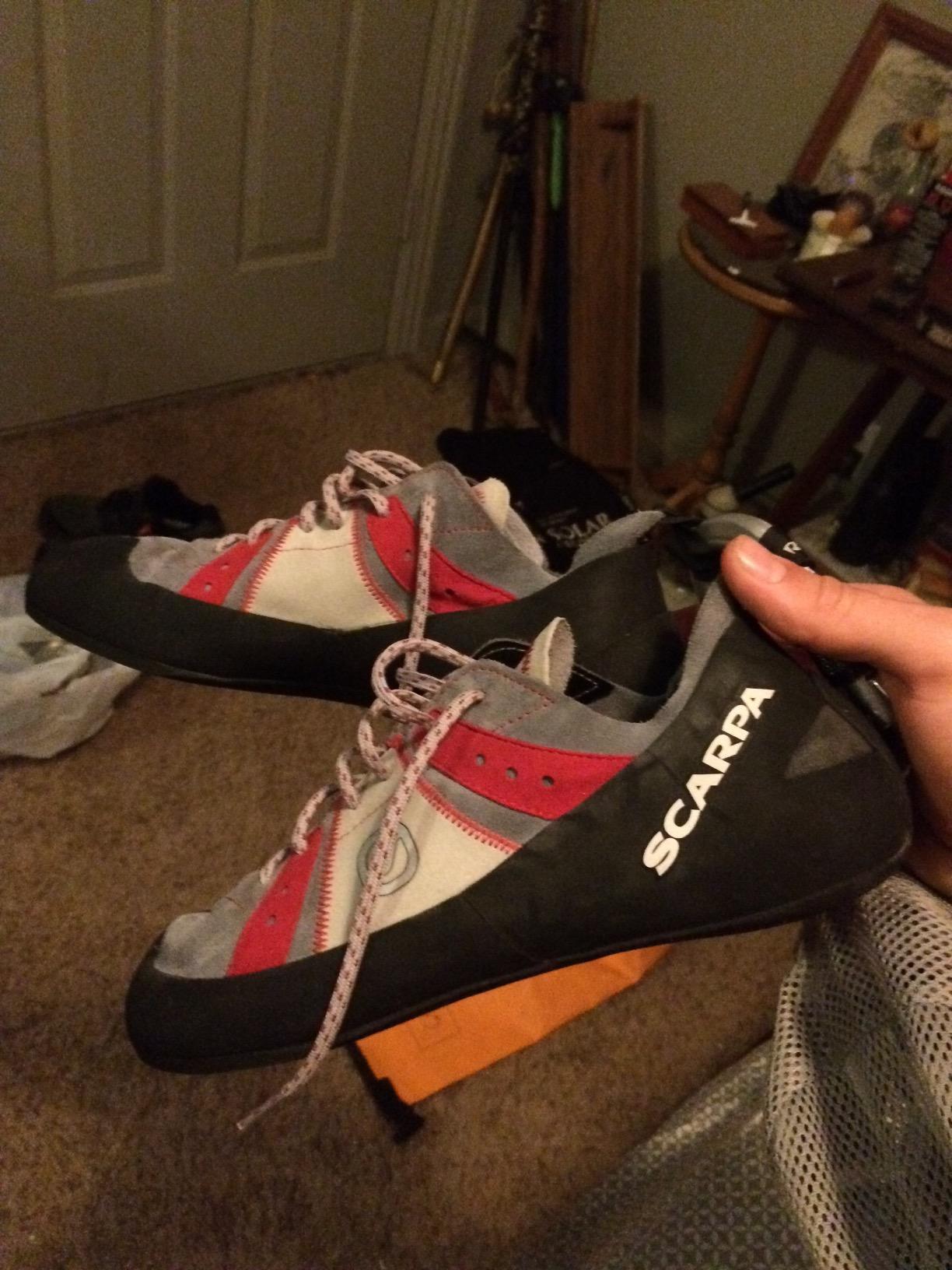 SCARPA Men's Helix Lace Rock Climbing Shoes | For Trad & Sport Climbing customer photo 1