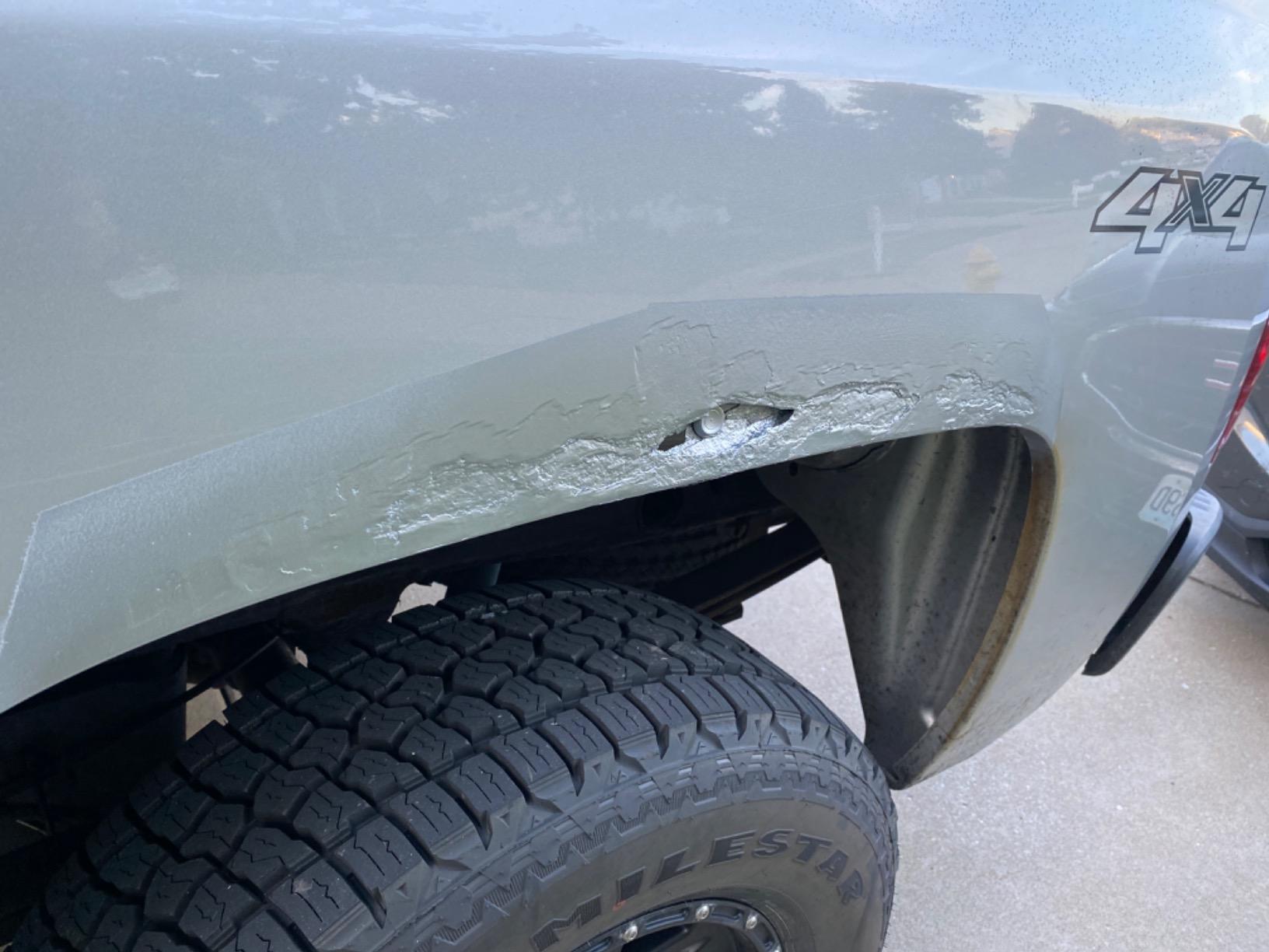 Tyger Auto Fender Flare Compatible with 2007-2013 Chevy Silverado 1500 2500 3500HD (NOT FIT 2007 Classic) 5.8' Bed, Smooth Textured Black Paintable Bolt-Riveted Style 4pc | TG-FF8C4108 customer photo 2