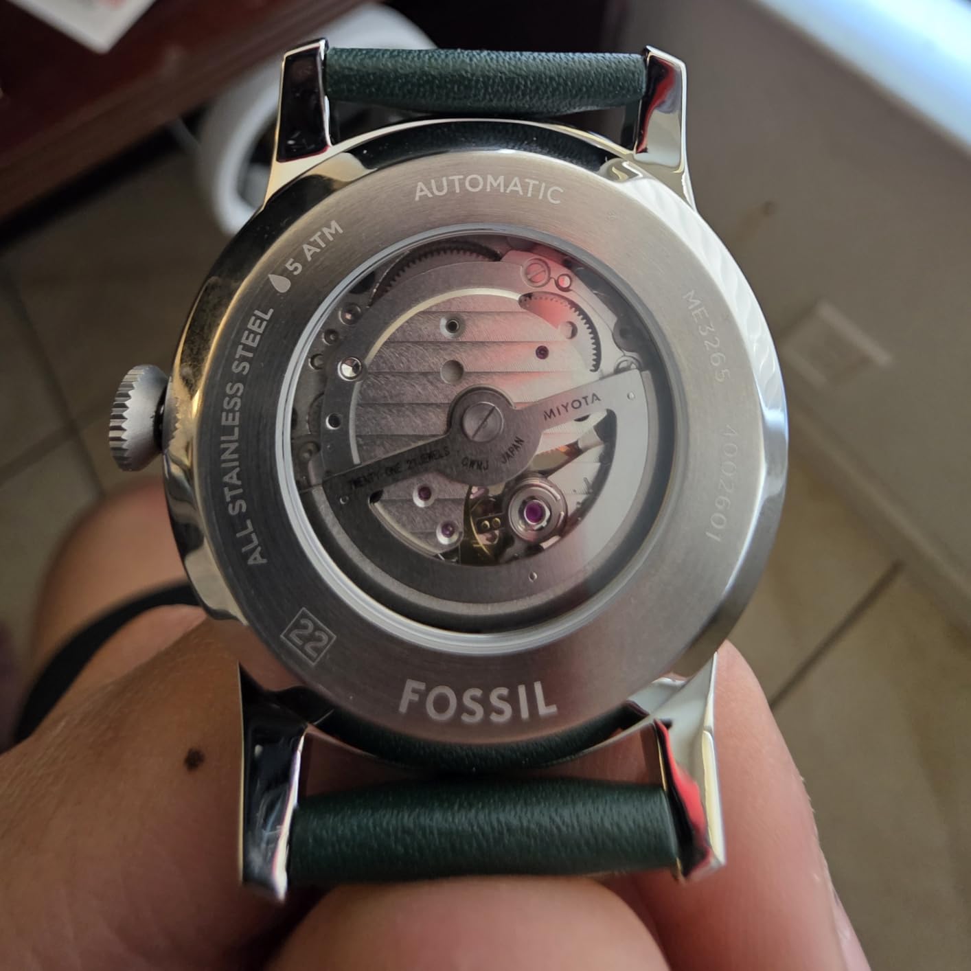 Fossil Men's Watch, Townsman Automatic Stainless Steel Watch for Men customer photo 2