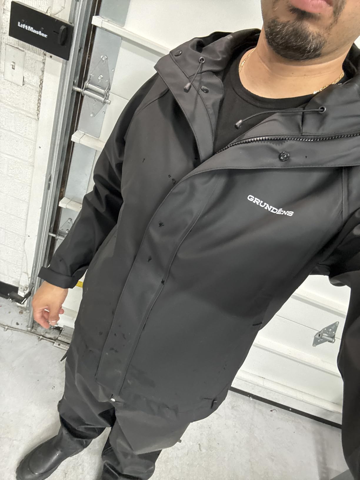 Grundens Men's Neptune Commercial Fishing Jacket | Waterproof, Adjustable customer photo 2