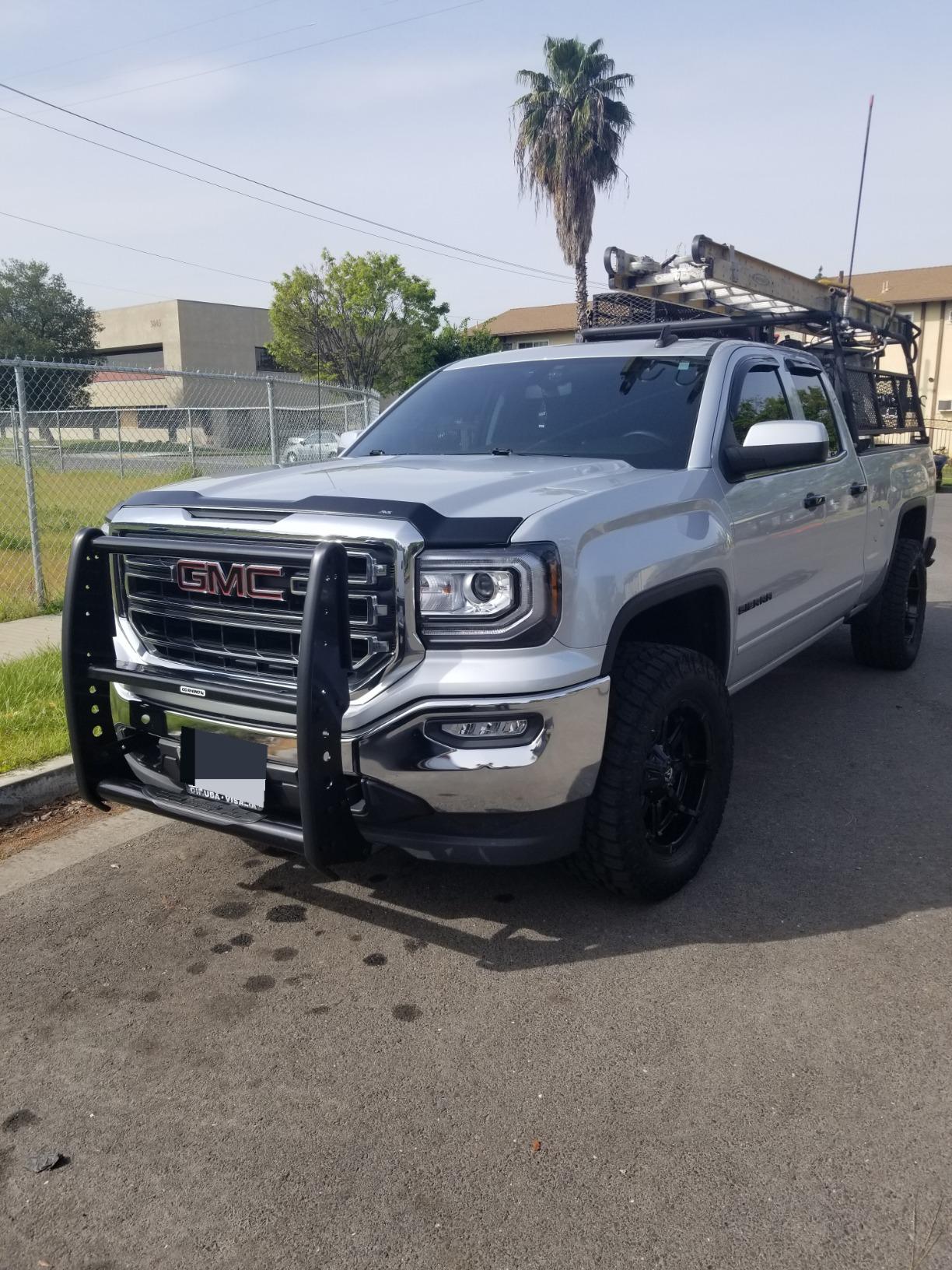 Go Rhino 3000 Series Center Grill Guard | Mild Steel, Black | 3174B | Fits 2014-2018 Chevrolet Silverado 1500; 2016-2018 GMC Sierra 1500 customer photo 2