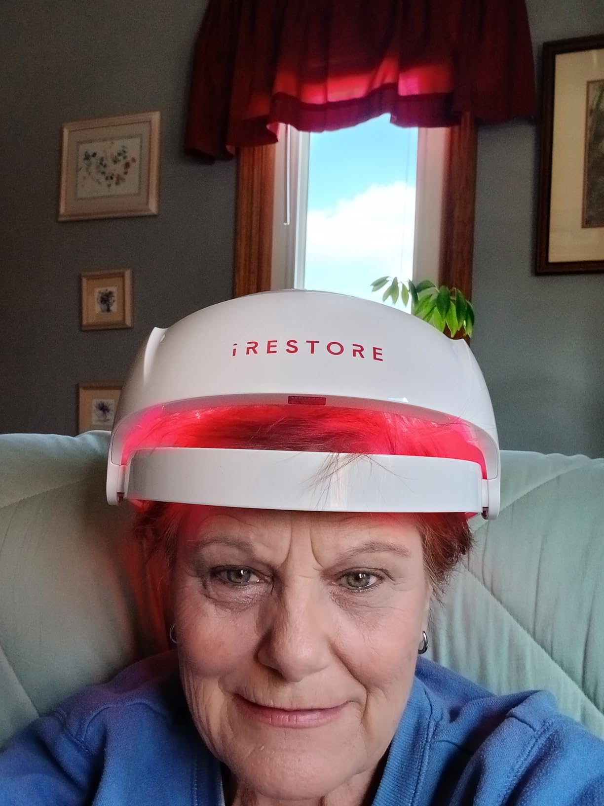 iRestore Essential - Laser Red Light Therapy for Hair Growth - FDA Cleared Hair Loss, Hair Thinning & Alopecia Treatment for Men & Women - Laser Cap for Hair Regrowth Stimulate Denser Fuller Hair customer photo 2