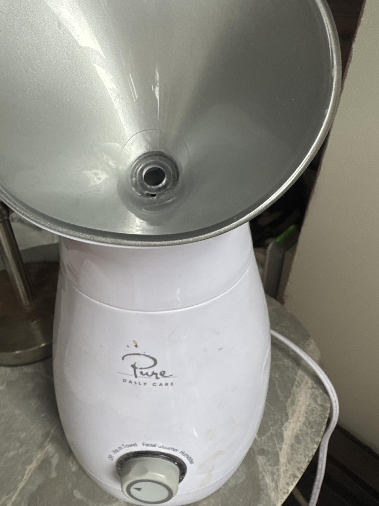 Pure Daily Care NanoSteamer Large 3-in-1 Nano Ionic Facial Steamer with Precise Temp Control - Humidifier - Unclogs Pores - Blackheads - Spa Quality - Bonus 5 Piece Stainless Steel Skin Kit (Teal) customer photo 1
