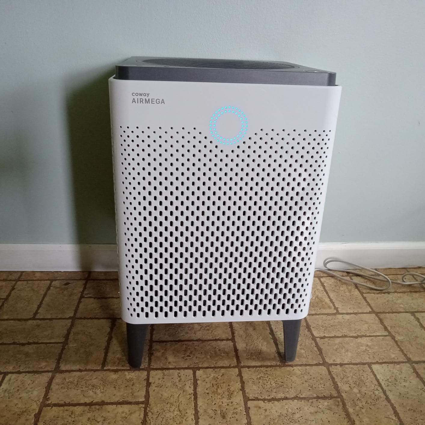 Coway Airmega 400 Air Purifier for Home Up to 3,120ft, Washable Pre-Filter and HEPA Filter for Smoke, Allergies, Pet Dander, Odor, AQI, Auto & Sleep Mode, Timer, 5yr Warranty, White customer photo 1