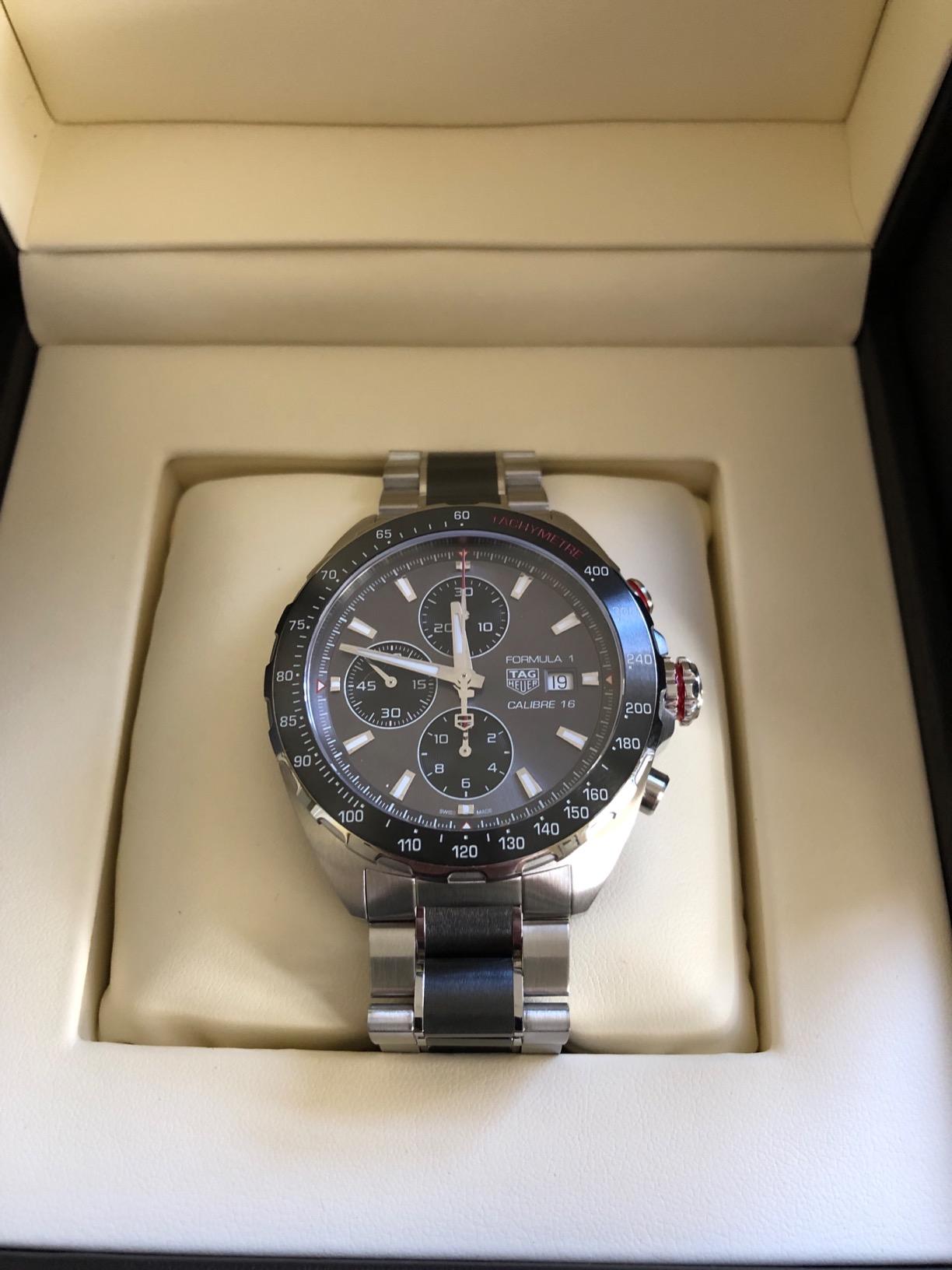 TAG Heuer Men's CAZ2012.BA0970 Formula 1 Analog Display Swiss Automatic Chronograph Silver Watch customer photo 2