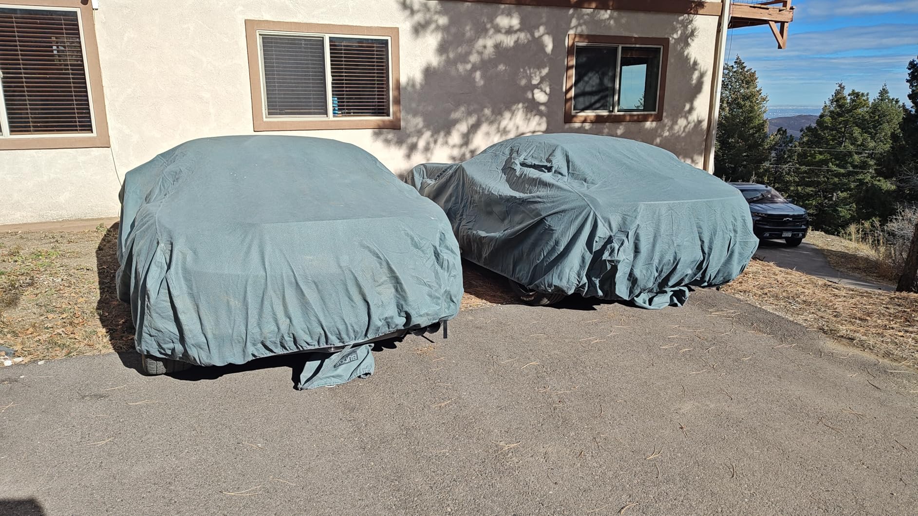 Budge Protector V SUV Cover - Premium 5-Layer Waterproof All Weather Dust Proof Protection with Soft Inner Lining, Fits SUVs up to 210