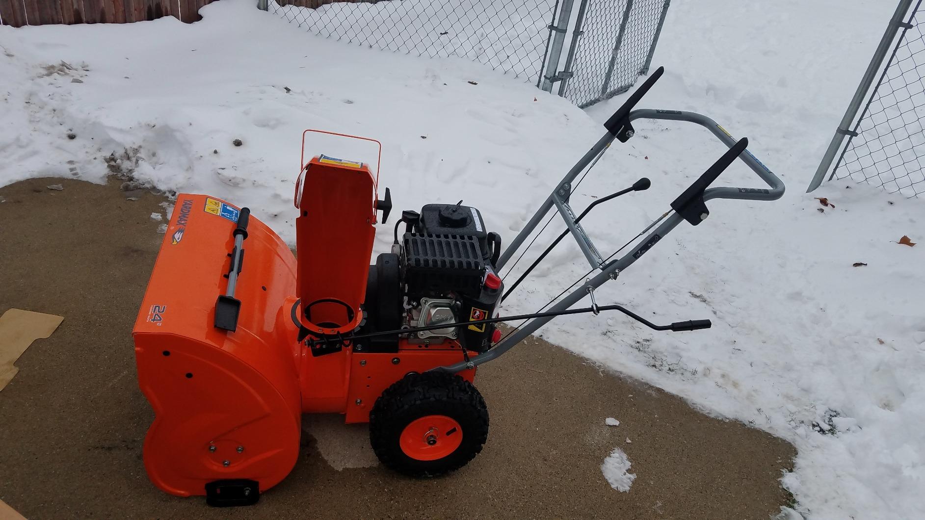 YARDMAX YB6770 26 in. 212 cc Two-Stage Self-propelled Gas Snow Blower with Push-Button Electric Start and Headlight customer photo 4