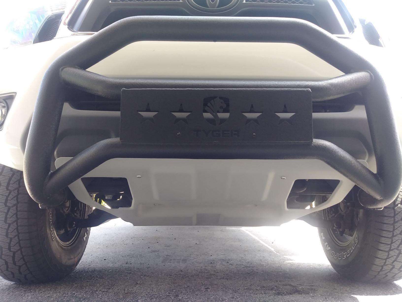 TG-GD6T60028 Front Bumper Guard Compatible with 2016-2023 Tacoma | Textured Black | Light Mount | Bull Bar customer photo 2