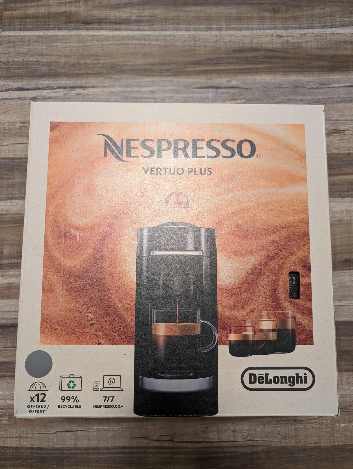 De'Longhi Nespresso Vertuo Plus Coffee and Espresso Maker by De'Longhi, Titan customer photo 1