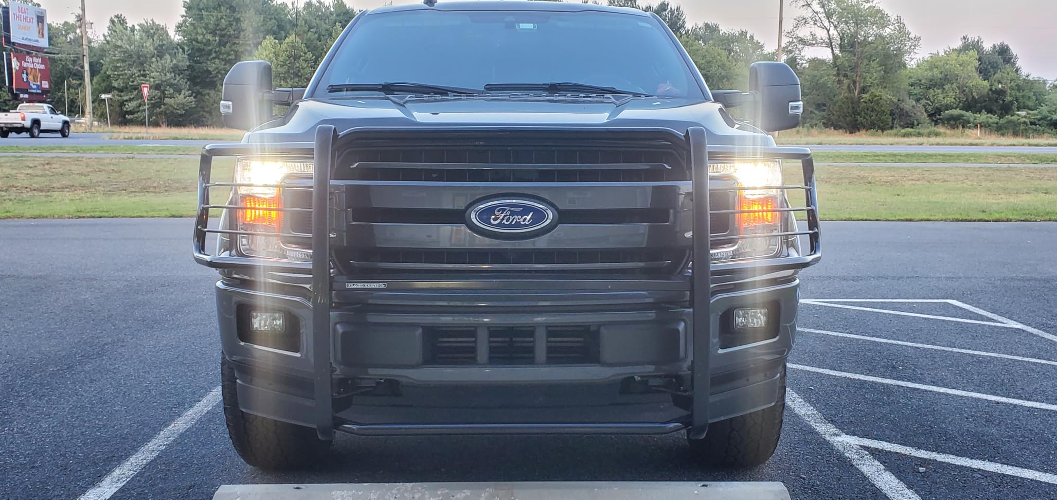 Black Horse Off Road Grille brush Bumper Guard Modular Black Compatible with 2015-2024 Ford F-150-17FP32MA customer photo 1