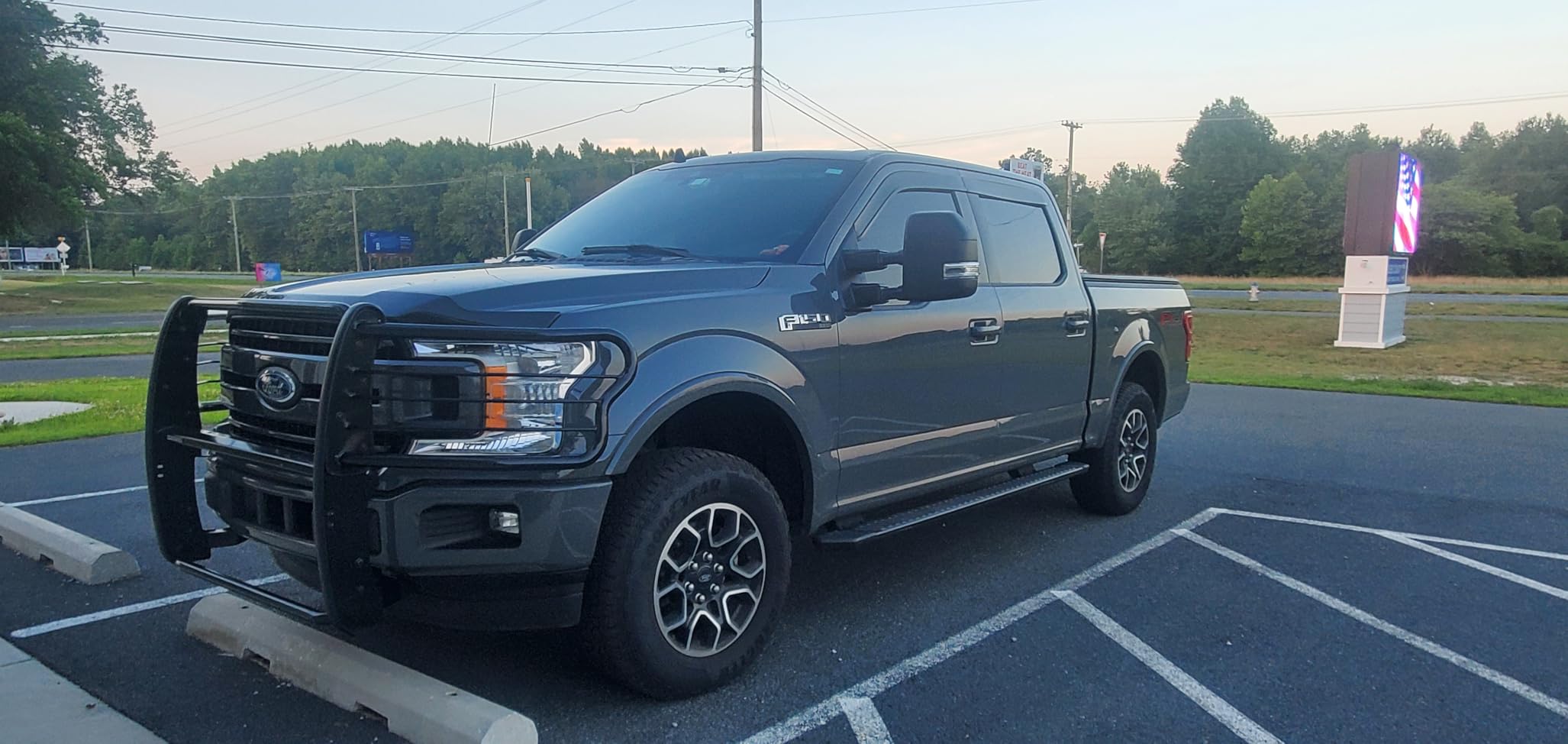 Black Horse Off Road Grille brush Bumper Guard Modular Black Compatible with 2015-2024 Ford F-150-17FP32MA customer photo 2