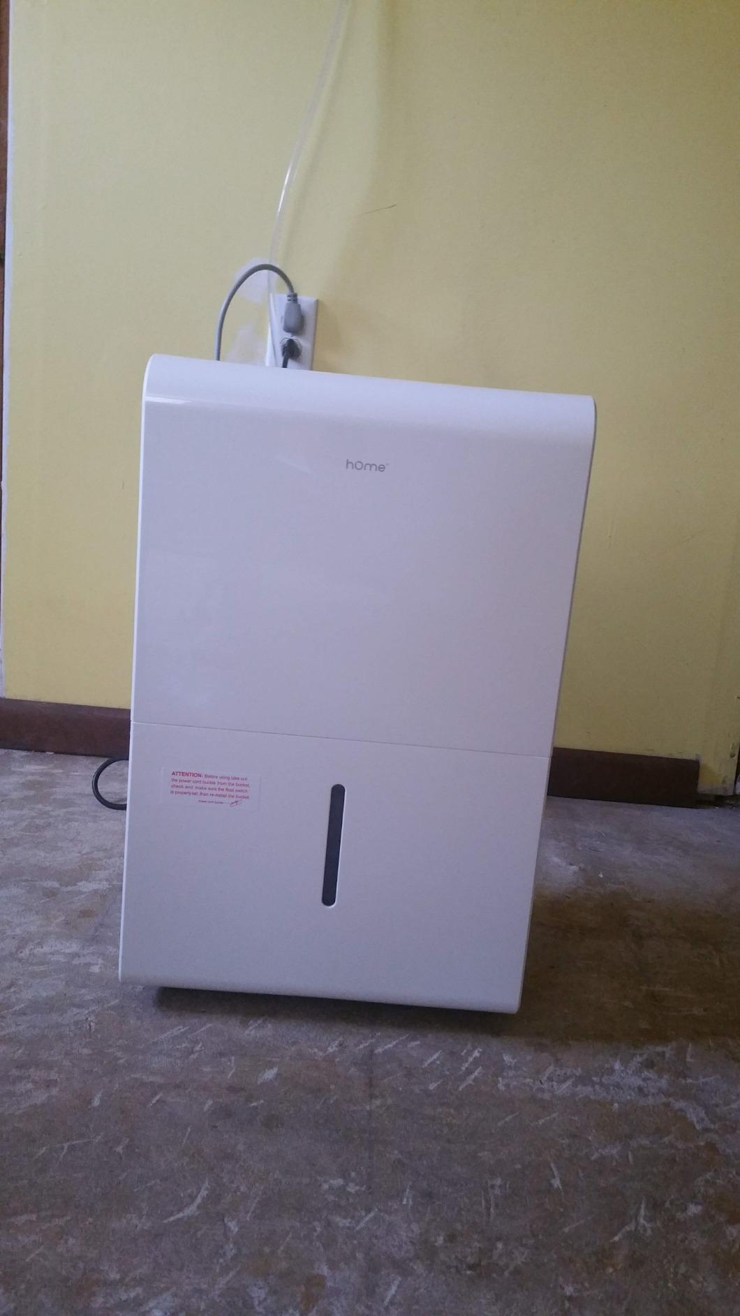 hOmeLabs Dehumidifier 7,000 Sq Ft 50 Pint (MAX 120 Pint at 95°F, 90% RH) | WIFI + Upgraded Advanced Humidity & Moisture Control, Quiet, Efficient, Auto Shut-off, Ideal for Home, Basement, Office customer photo 2