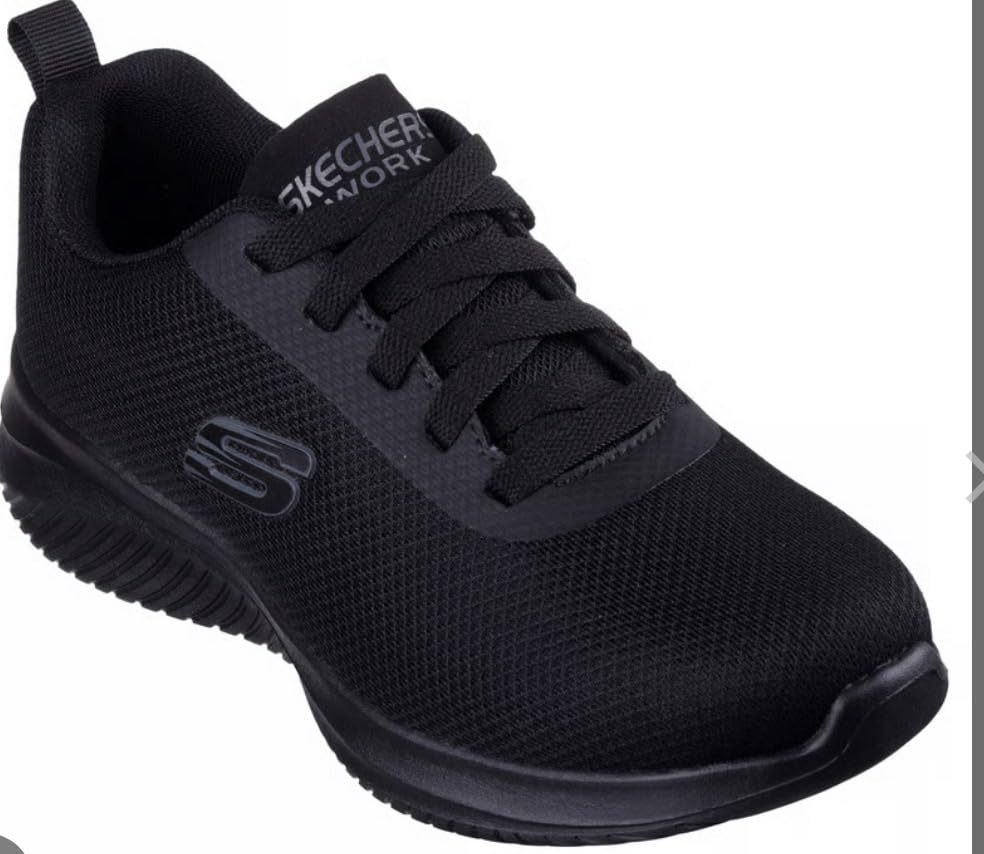Skechers Women's Squad SR Food Service Shoe - Electrical Hazard, Memory Foam, Slip Resistant customer photo 2