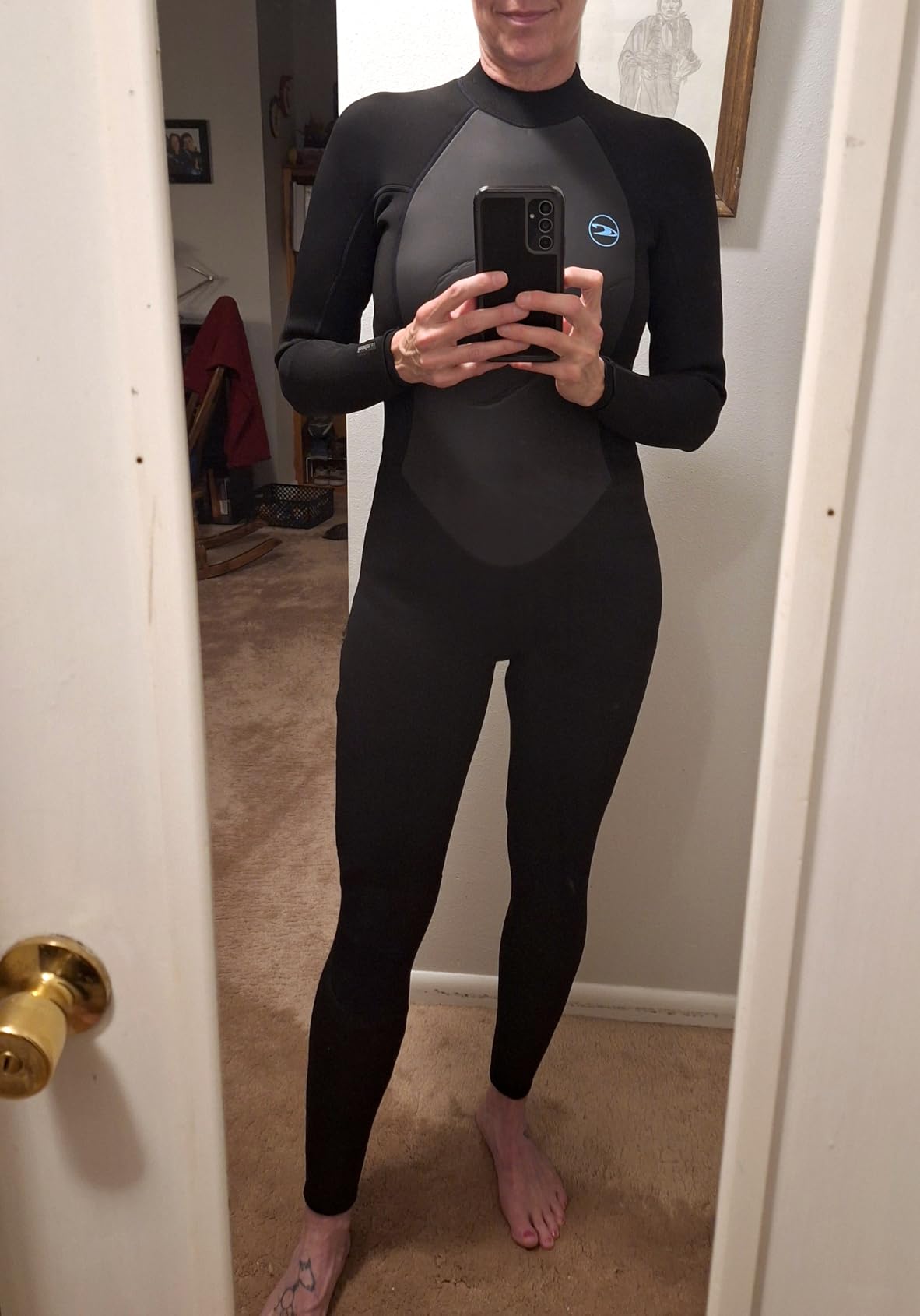 O'Neill Women's Reactor-2 3:2mm Back Zip Full Wetsuit, Lightweight Warmth and Flexibility for All Water Activities customer photo 1