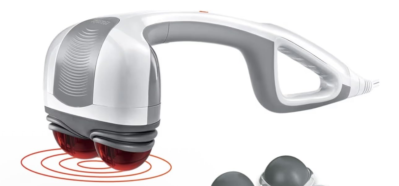 HoMedics Heated Automatic Percussion Back, Body and Neck Massager with Dual Pivoting Heads, Interchangeable Nodes customer photo 1