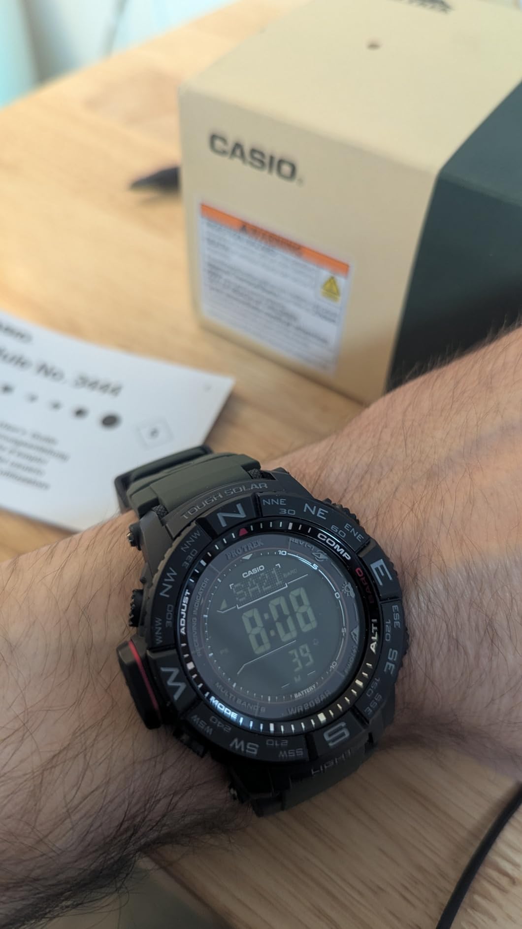 Casio Pro Trek PRW3500 Series | Tough Solar Power | Atomic Timekeeping | 100M WR customer photo 1