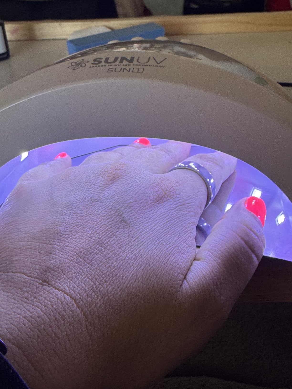 SUNUV SUNone UV LED Nail Lamp, Gel Light for Nail Polish UV Dryer with 3 Timers, White customer photo 1