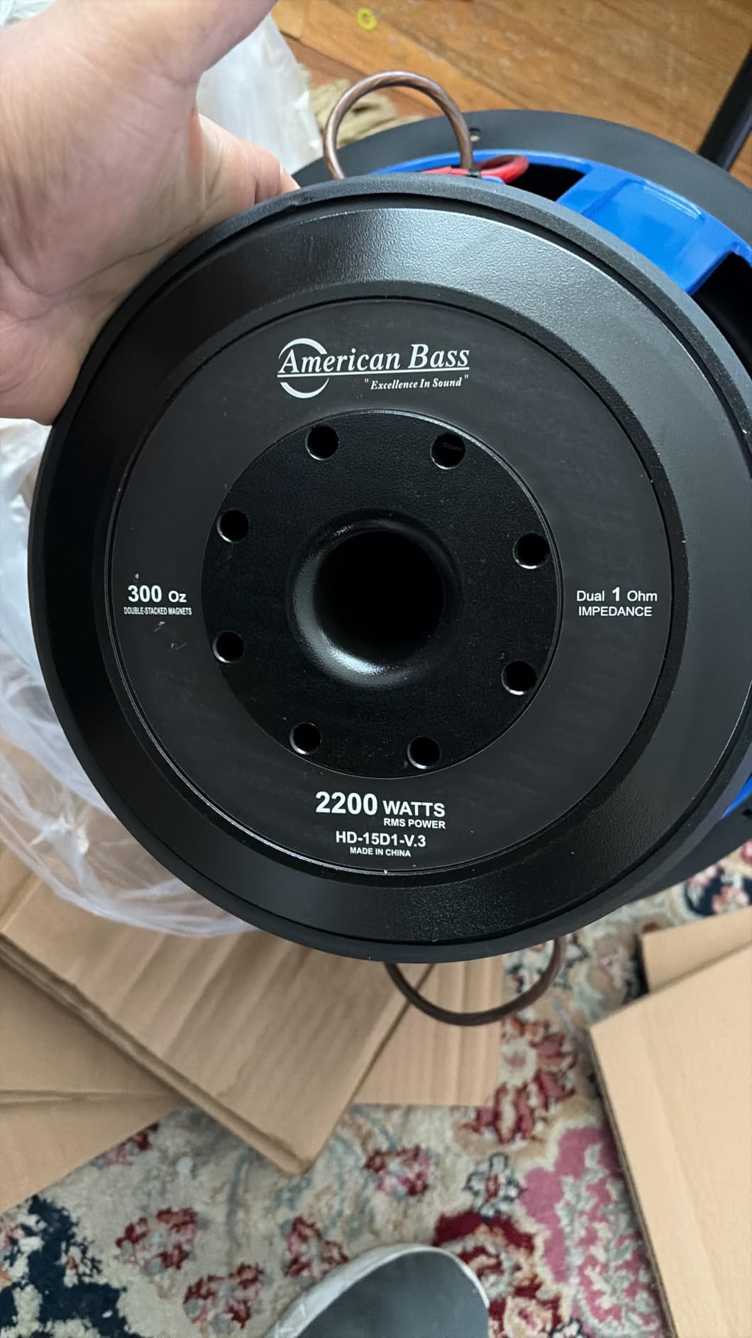 American Bass HD 15 Inch Car Subwoofer - 1 Ohm 4000 Max Watts - High Power Subwoofer Speaker with Deep Bass Performance customer photo 2
