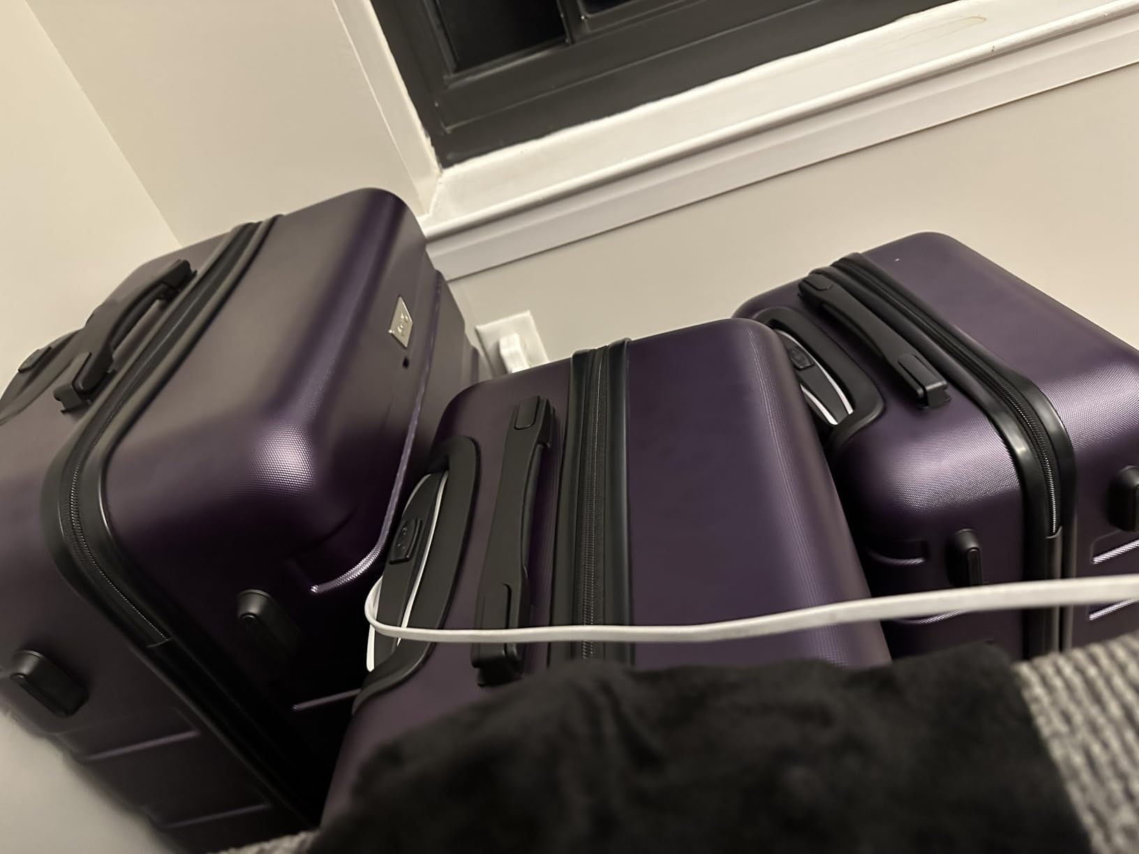 Coolife Luggage Set 3 Piece, Red customer photo 1
