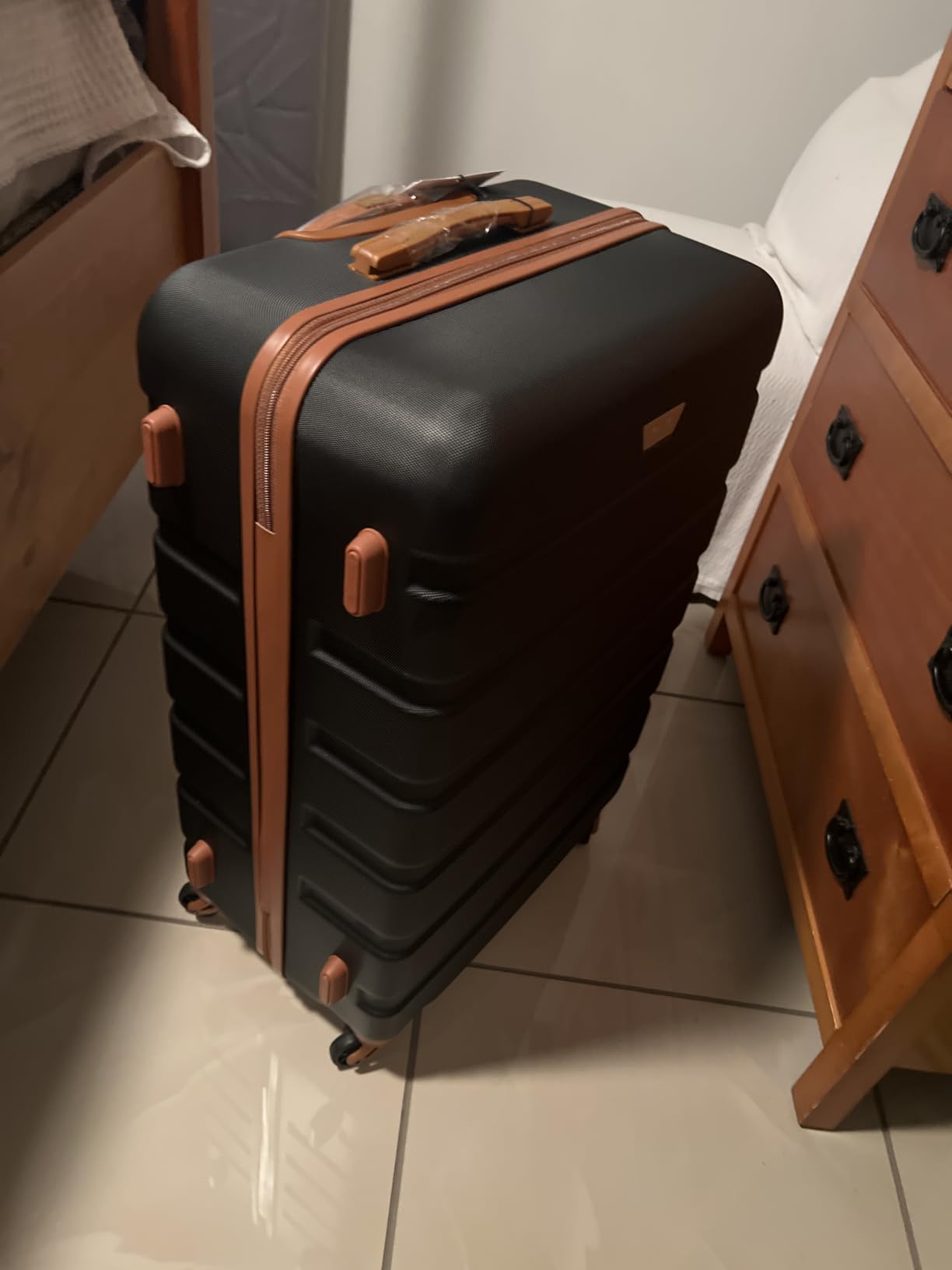 Coolife Luggage Set 3 Piece, Red customer photo 2