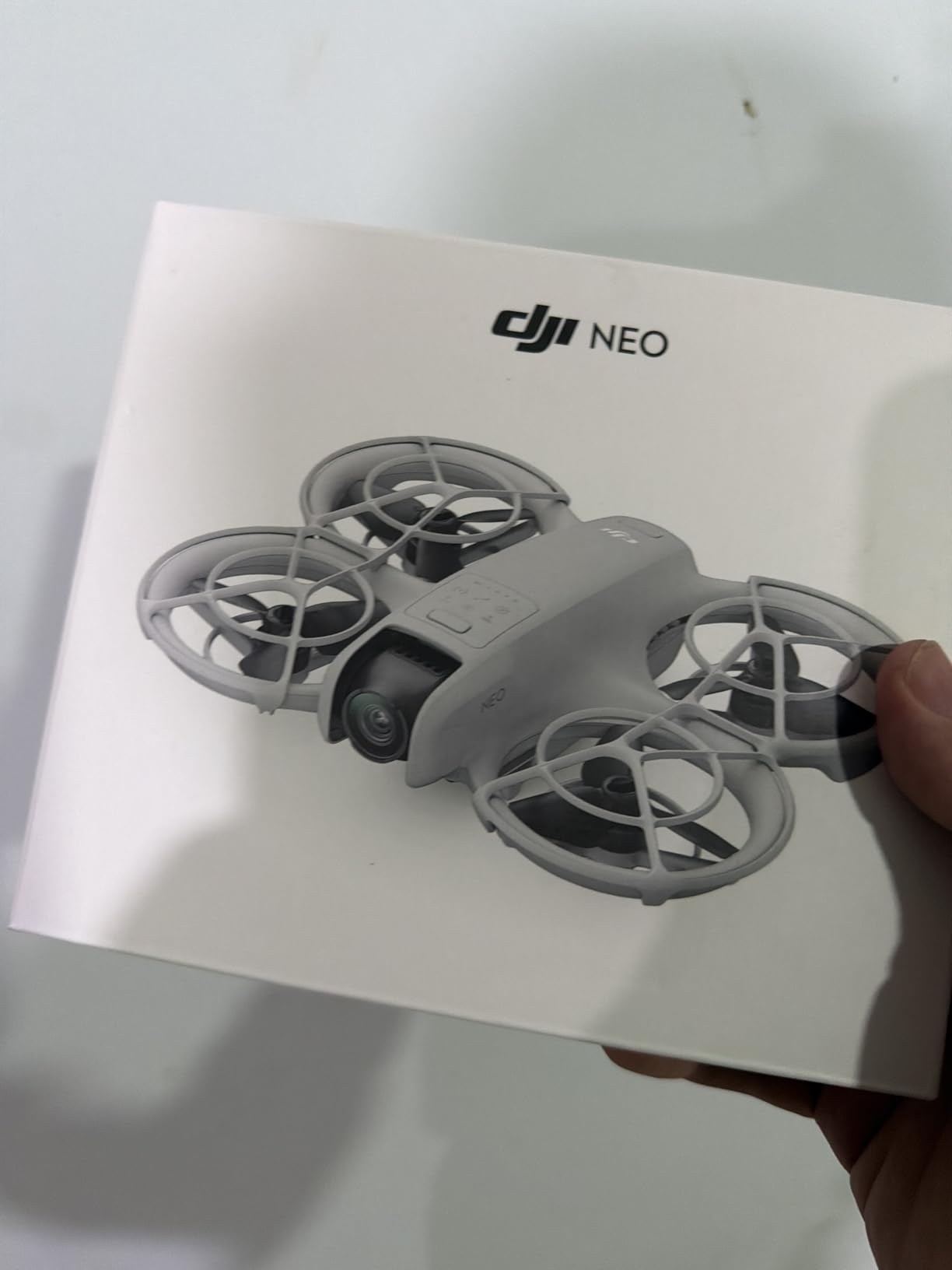DJI Neo, Mini Drone with 4K UHD Camera for Adults, 135g Self Flying Drone that Follows You, Palm Takeoff, Subject Tracking, QuickShots, Stabilized Video, Built-In Propeller Guard (Controller-Free) | 4K UHD Video and 12 MP Photos, Approx. 135 G Takeoff Weight, Palm Takeoff and Landing, AI Subject Tracking and Quickshots customer photo 2