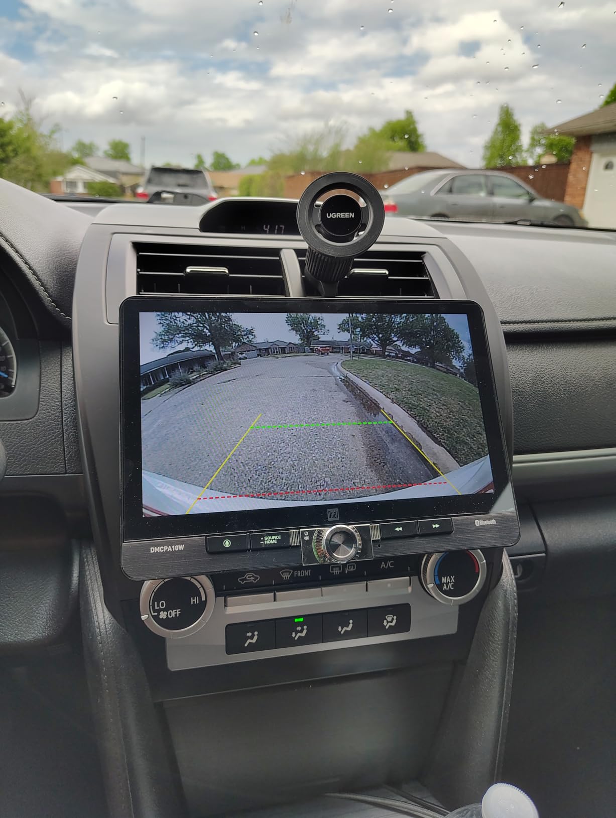 Backup/Front View Camera, IP69K Waterproof Great Night Vision HD and Super Wide Angle Metal OEM Style Reverse Rear View Backup Camera for Cars Pickup Trucks SUVs RVs Vans (Black) customer photo 1
