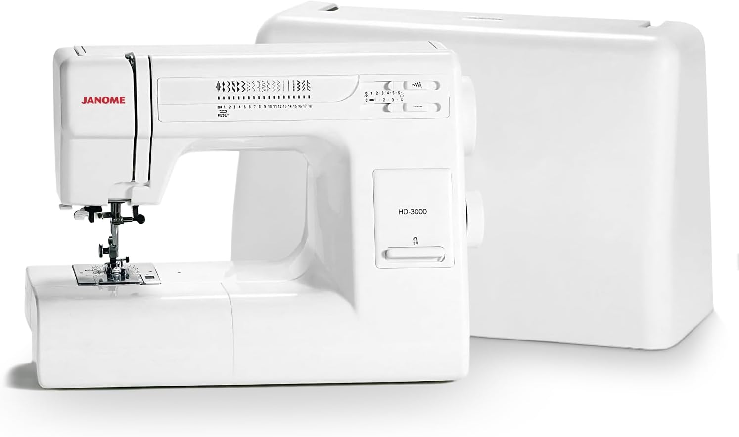 Janome HD3000 Heavy-Duty Sewing Machine with 18 Built-in Stitches + Hard Case customer photo 1