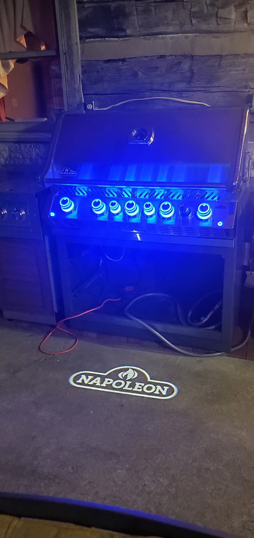 Napoleon BIPRO825RBINSS-3 Built-in Prestige PRO 825 RBI Natural Gas Grill Head, sq.in. + Infrared Bottom and Rear Burner, Stainless Steel customer photo 2