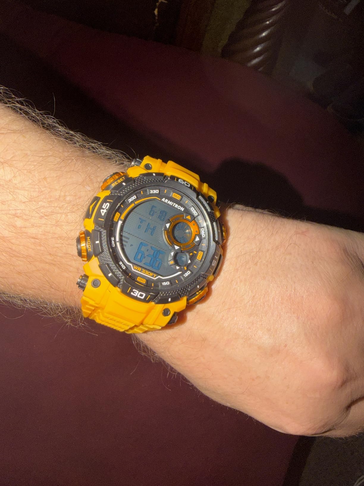 Timex Sport Men's Digital Chronograph Resin Strap Watch, 40/8397 customer photo 1