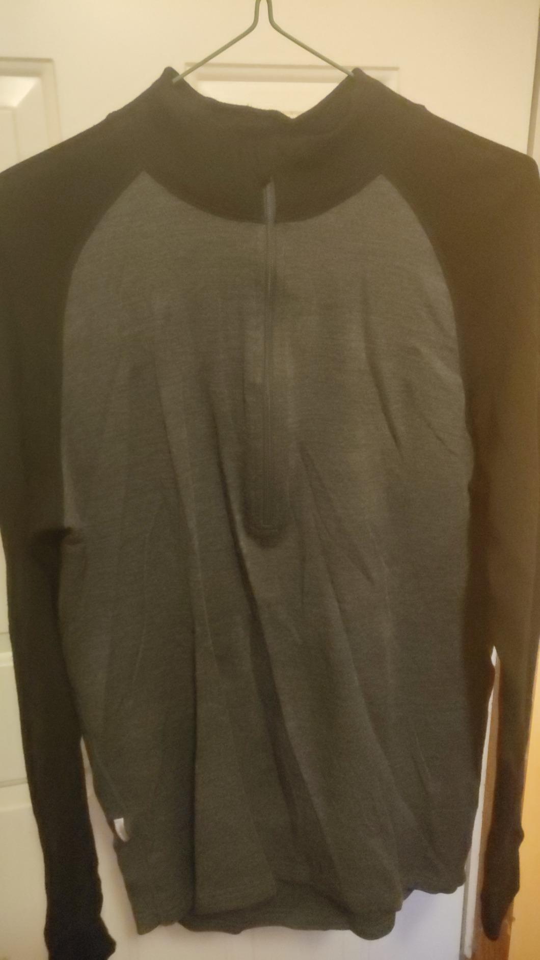 Mens Base Layer 100% Merino Wool Midweight 250g Half Zip Sweater customer photo 2