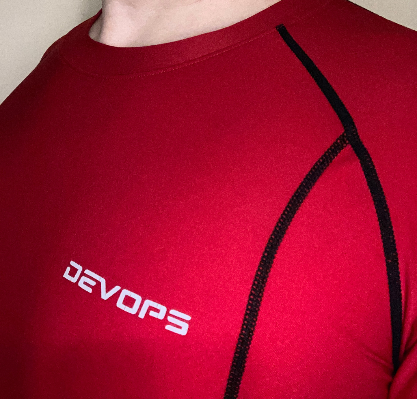 DEVOPS 3 Pack Men's Cool Dry Compression Baselayer Short Sleeve Shirts Top customer photo 2