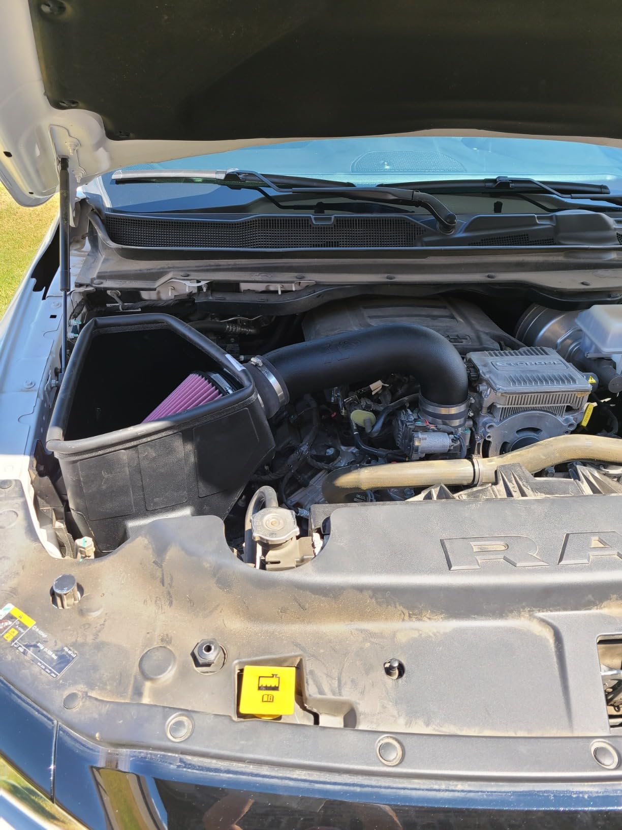 K&N Cold Air Intake System: High-Flow Air Filter, Increase Performance & Towing: Compatible with 2019-2026 RAM 1500, 63-1578 customer photo 1