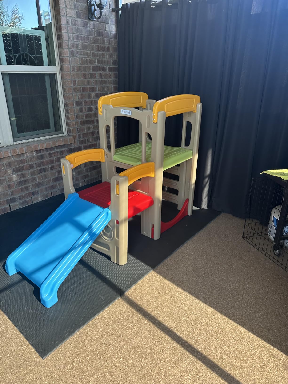 Simplay3 Young Explorers Adventure Climber and Slide - Indoor Outdoor Backyard Playset for Toddlers and Kids customer photo 2