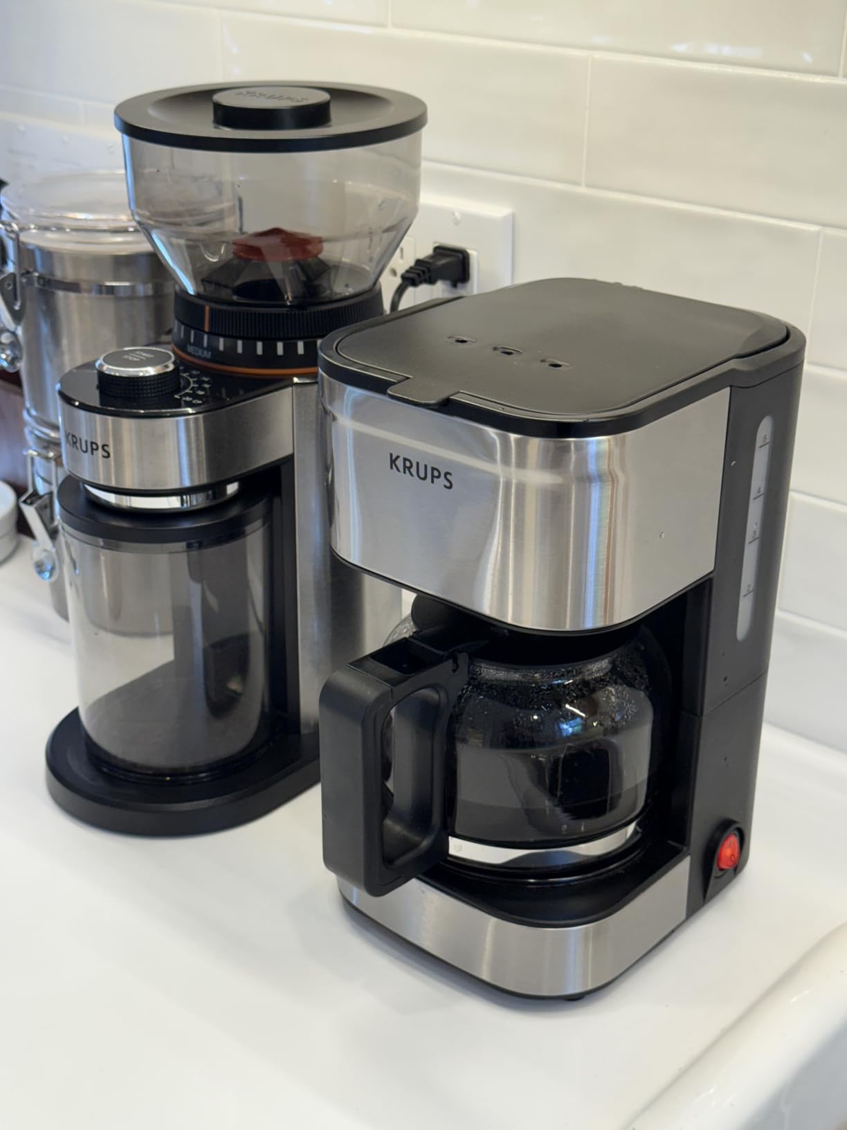 KRUPS Precision Burr Coffee Grinder: 12 Settings, 8 oz Capacity for Drip, French Press, Espresso, Pour Over, Cold Brew - Stainless Steel, 110W, Auto-Stop, Easy Clean customer photo 1